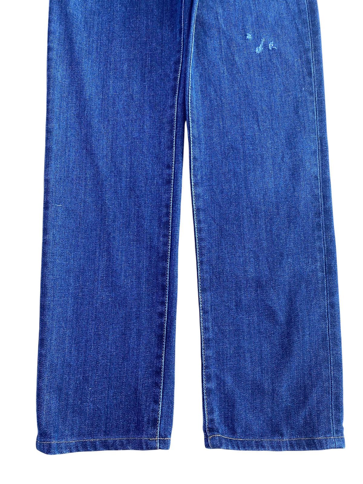 Edwin Vintage Edwin 503 Dark Blue Wash Style Straight Cut Jeans Size US 28 / EU 44 - 9 Thumbnail