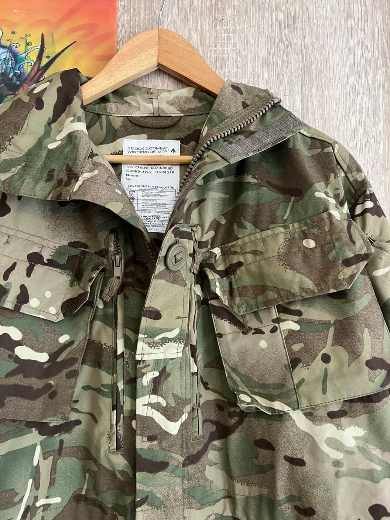 SMOCK Smock Comvat MTP 170/88 Army Military jacket Size US L / EU 52-54 / 3 - 2 Thumbnail