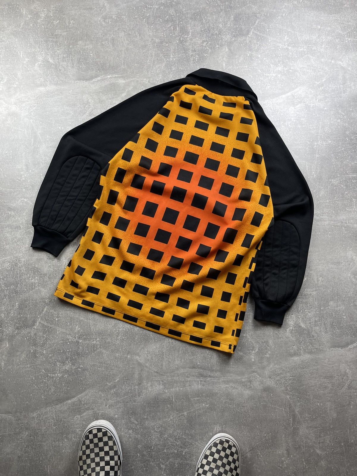 Adidas × Vintage Vintage 90s Adidas Goalkeeper Jersey – Geometric Pattern Size US S / EU 44-46 / 1 - 6 Thumbnail