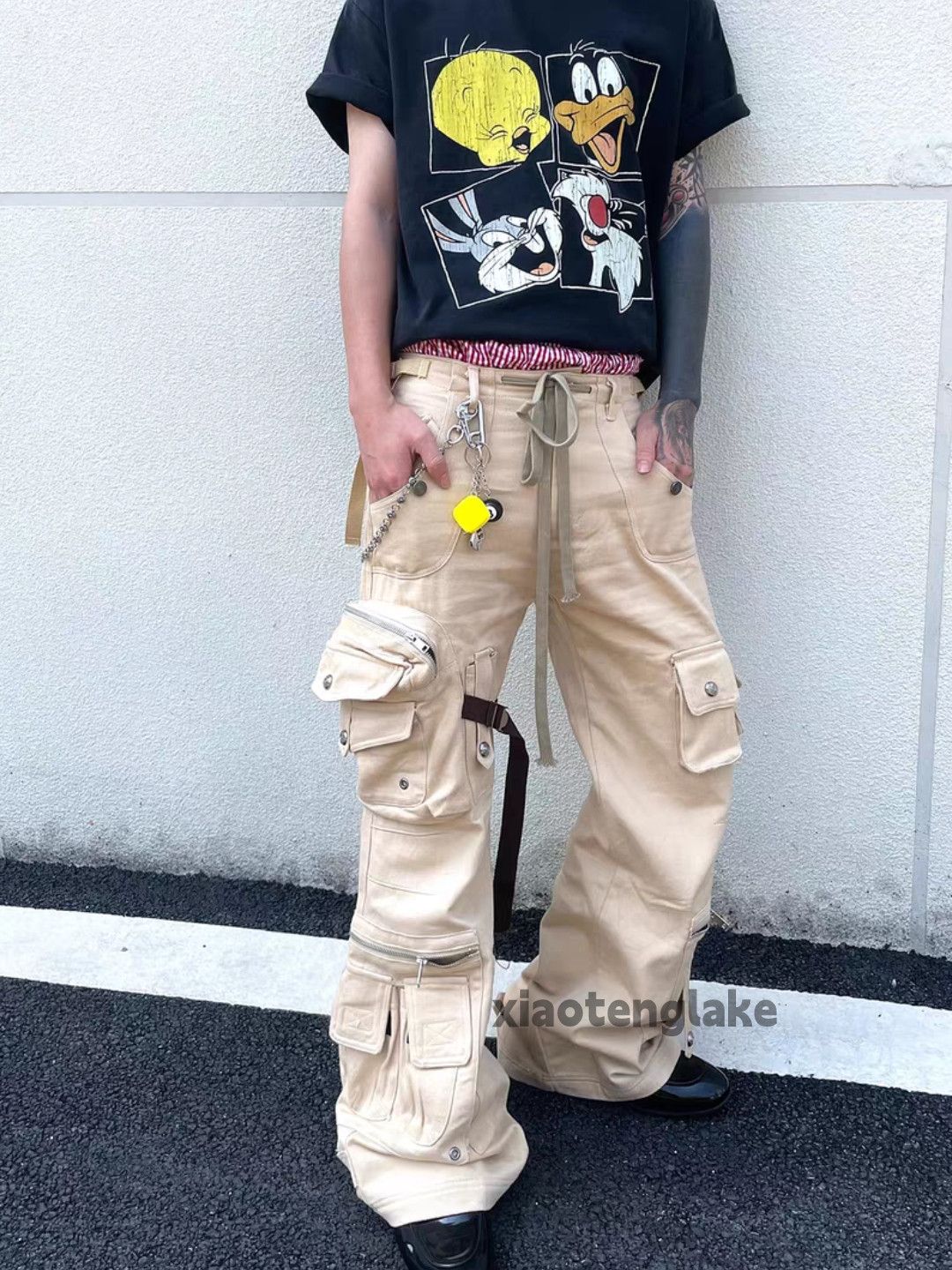 Vintage xz utility punk yuppie grunge outdoor military cargo pants Size US 32 / EU 48 - 3 Thumbnail