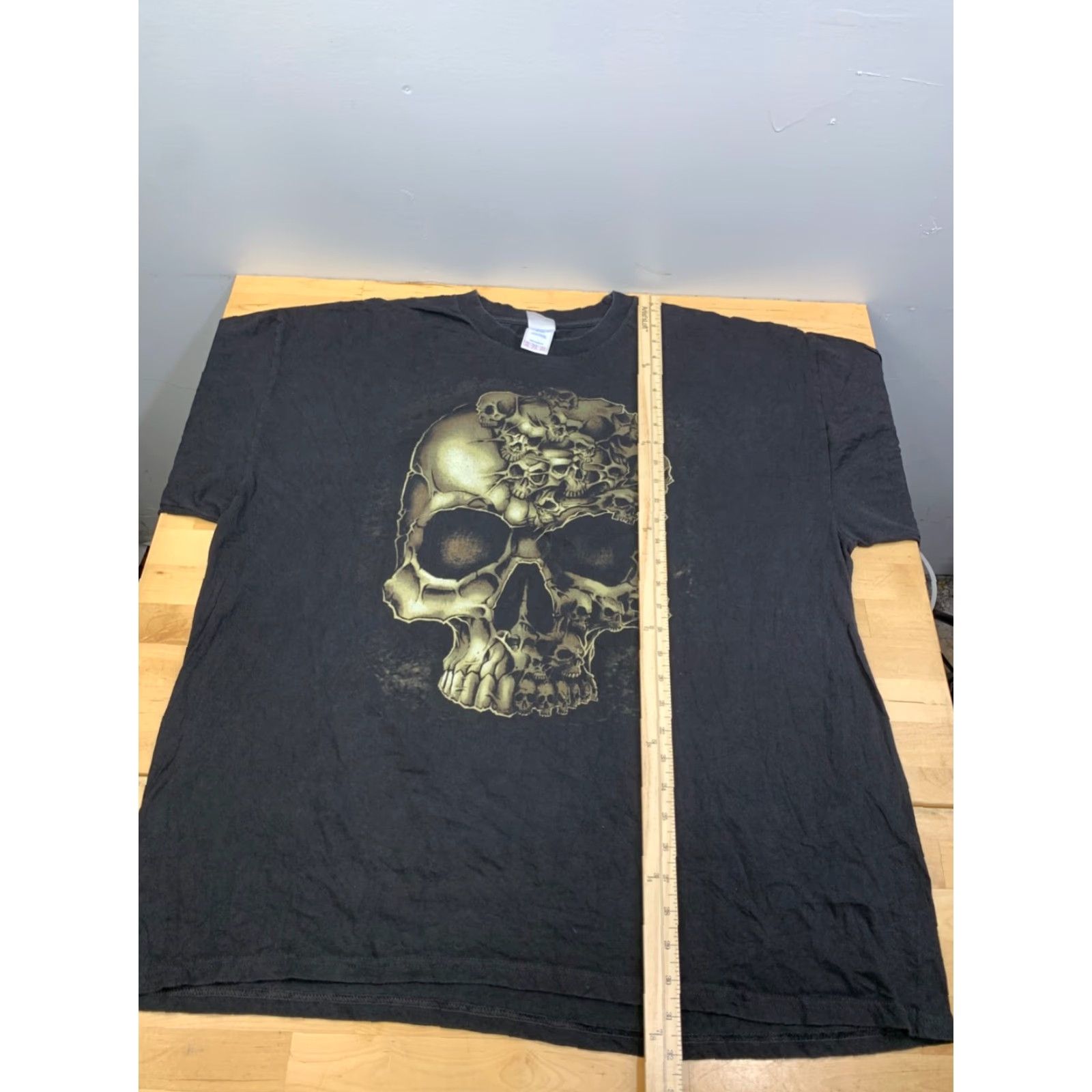Vintage VINTAGE Tennessee River Graphic Shirt Mens 2XL Black Skull Y2K Grunge Goth Cyber Punk Tee Size US XXL / EU 58 / 5 - 4 Thumbnail