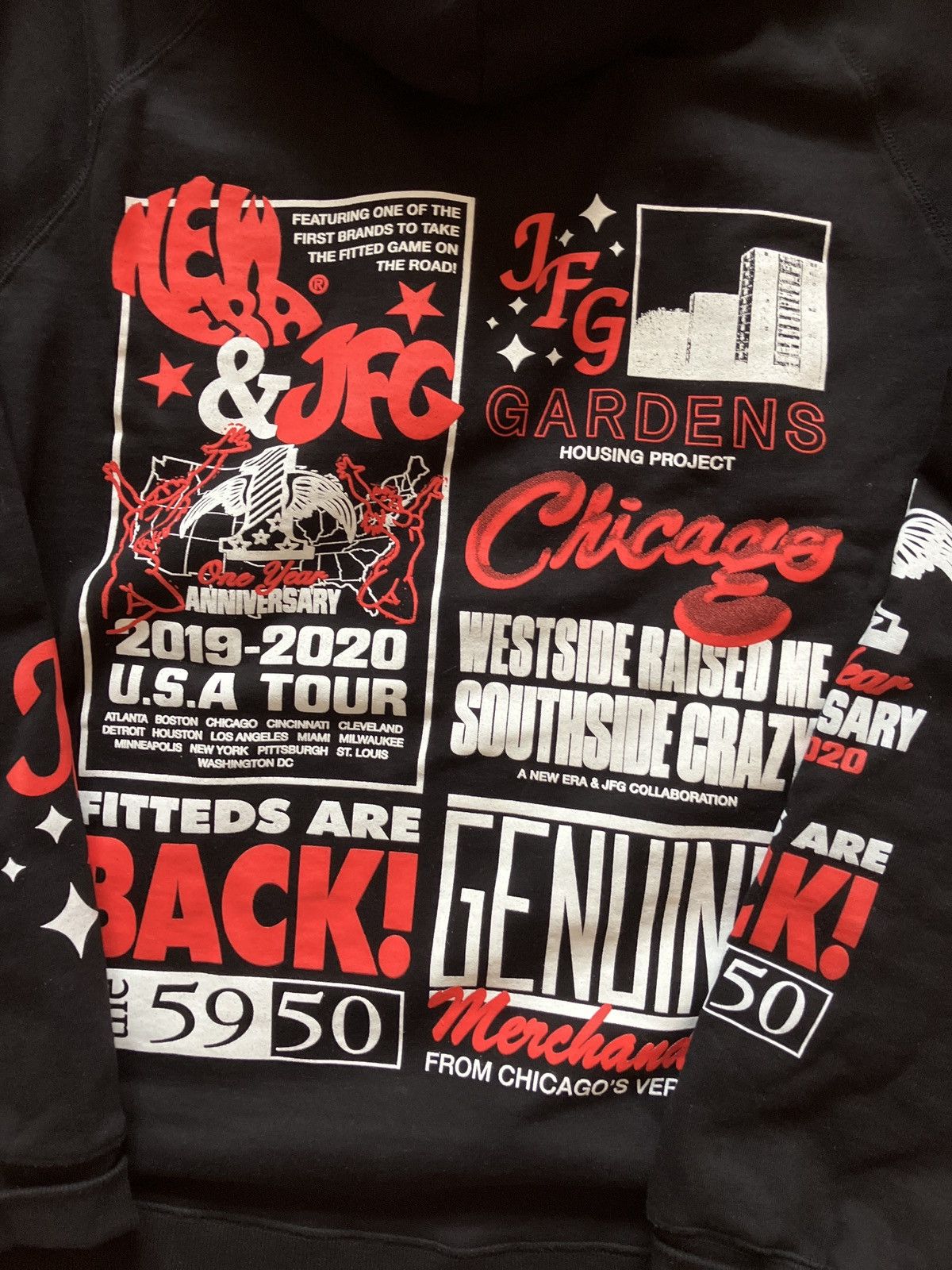 Joe Freshgoods JFG New Era Tour Hoodie - Size Large Size US L / EU 52-54 / 3 - 5 Thumbnail