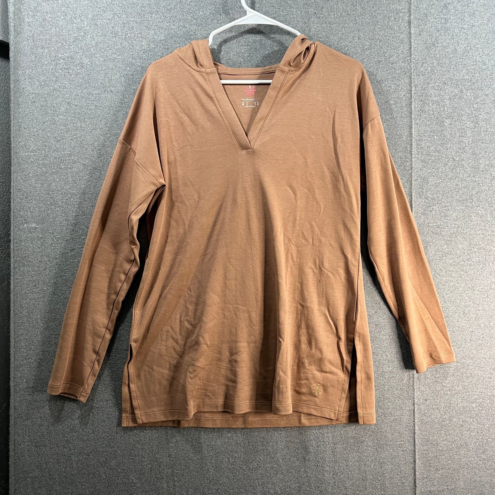 Isaac Mizrahi Isaac Mizrahi Live! Essentials Pima Cotton Hooded Tunic Size S / US 4 / IT 40 - 1 Thumbnail