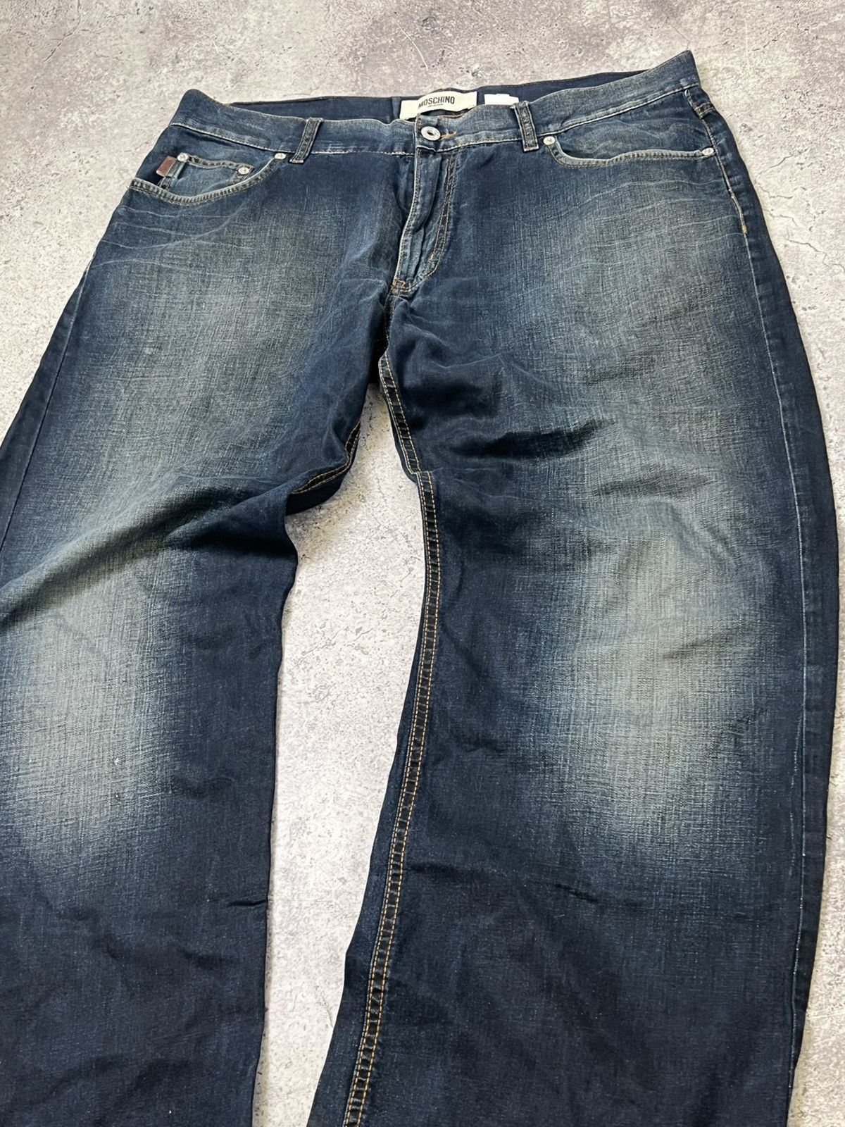 Moschino × Vintage Moschino Vintage distressed Mens Patchwork jeans Size US 38 / EU 54 - 5 Thumbnail