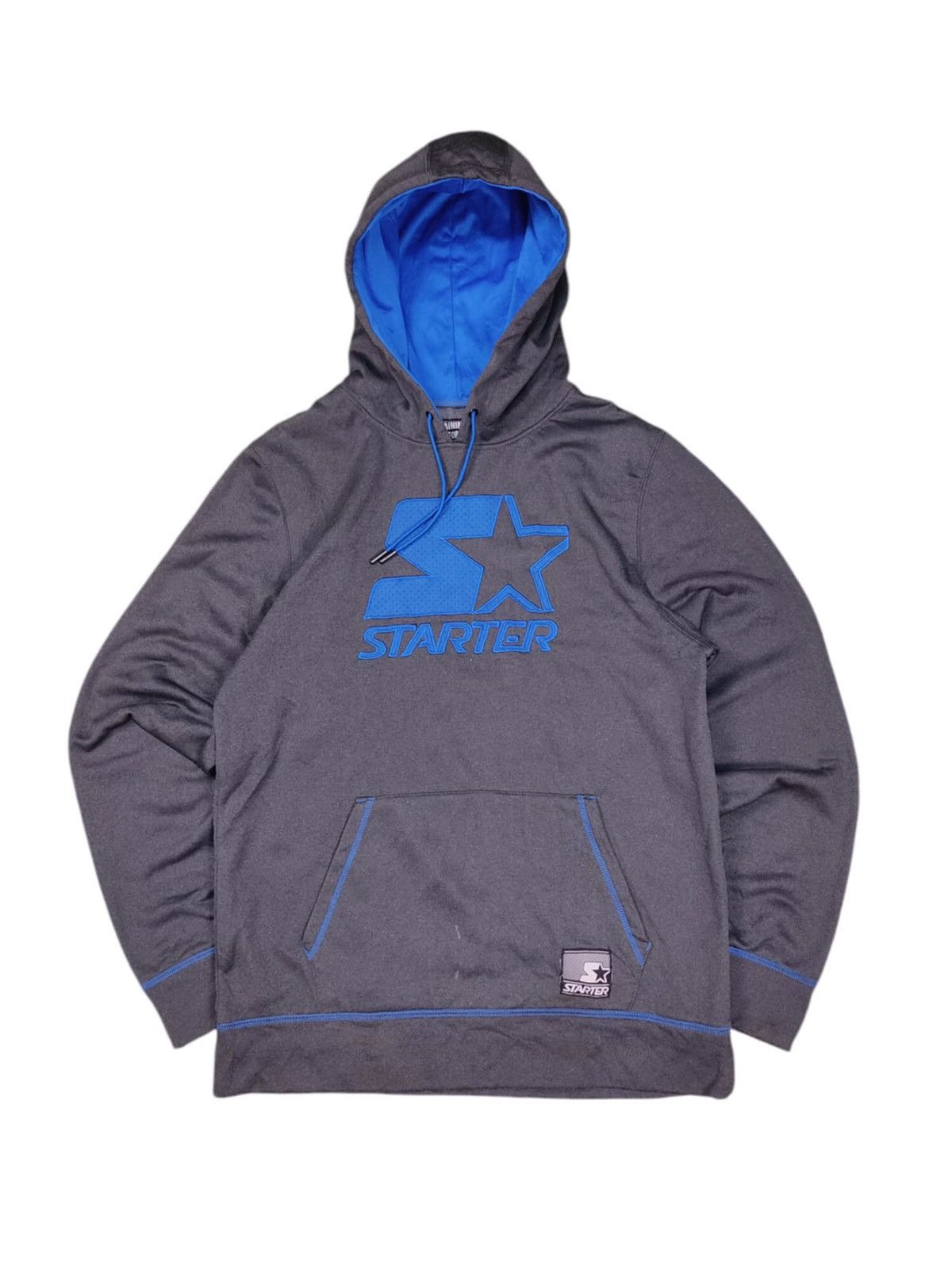 NFL × Starter × Vintage VINTAGE Y2K Starter Spell Out Hoodie Sweatshirts Size US L / EU 52-54 / 3 - 1 Thumbnail