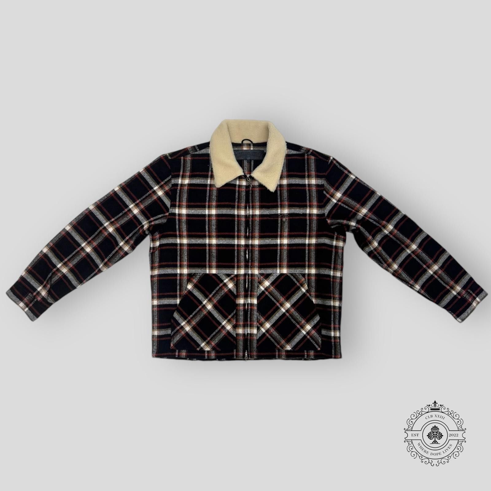 Chrome Hearts Chrome Hearts Shearling Collar Zip-up Jacket Size ONE SIZE - 1 Thumbnail
