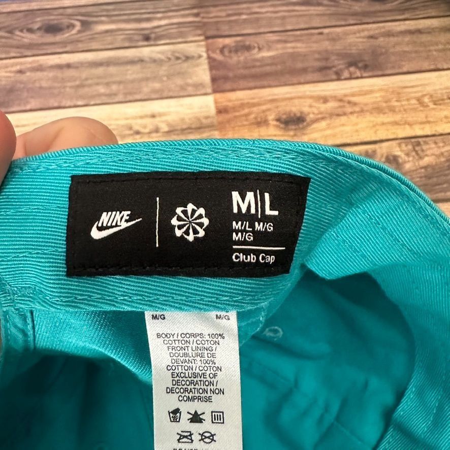 Nike Nike Club Unstructured Futura Wash Cap NWT Size M/L (Teal) Size ONE SIZE - 9 Thumbnail