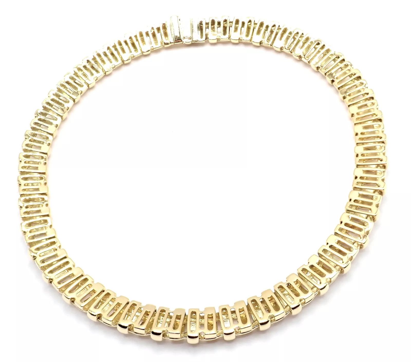 Tiffany & Co. iffany & Co Vannerie 18k Yellow Gold Basket Weave Necklace Size ONE SIZE - 4 Thumbnail