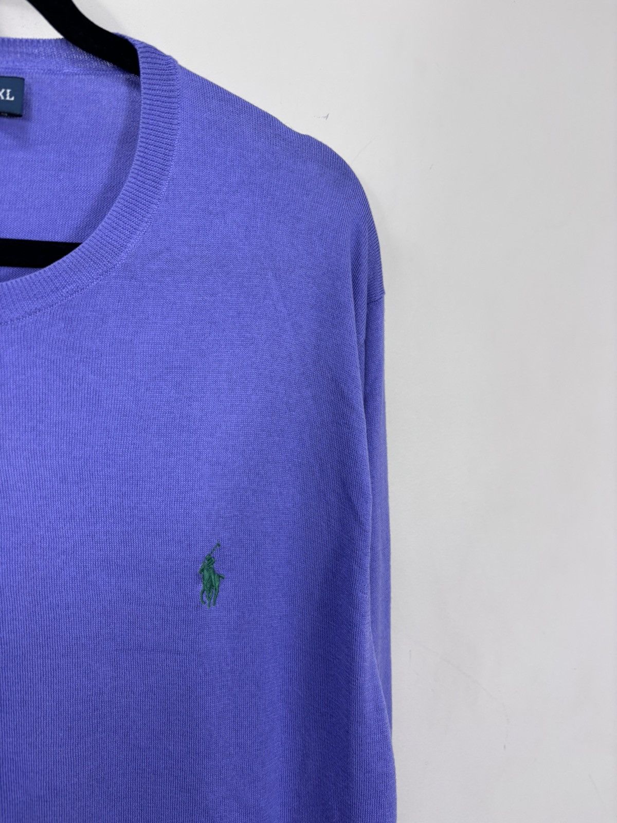 Polo Ralph Lauren Polo Ralph Lauren Men’s Slim Fit Purple Pima Cotton Sweater Size US XXL / EU 58 / 5 - 3 Thumbnail
