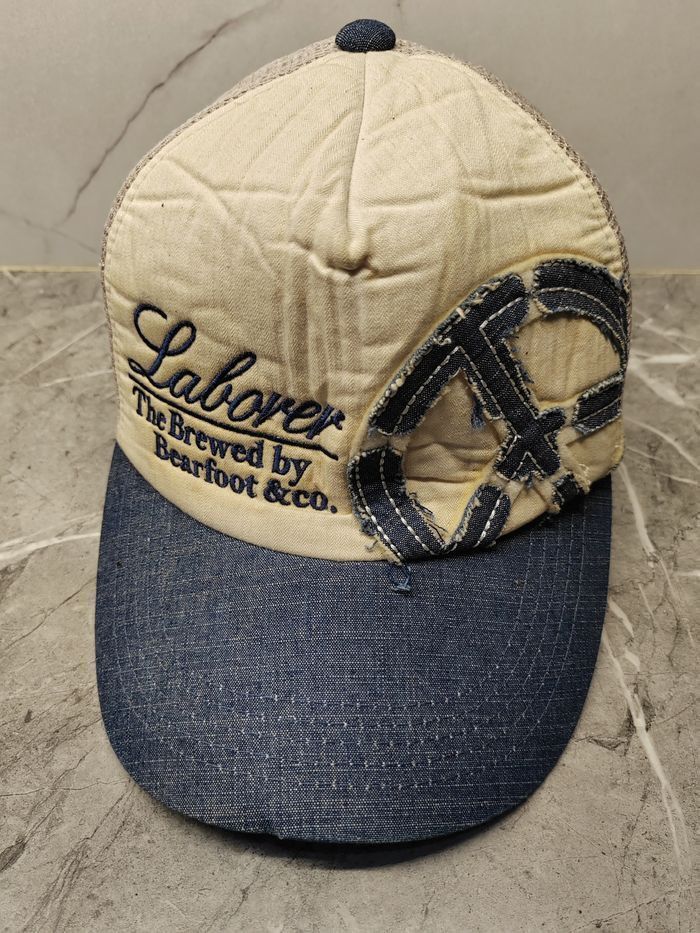 Japanese Brand Vintage Peace Trucker Hat Size ONE SIZE - 2 Thumbnail