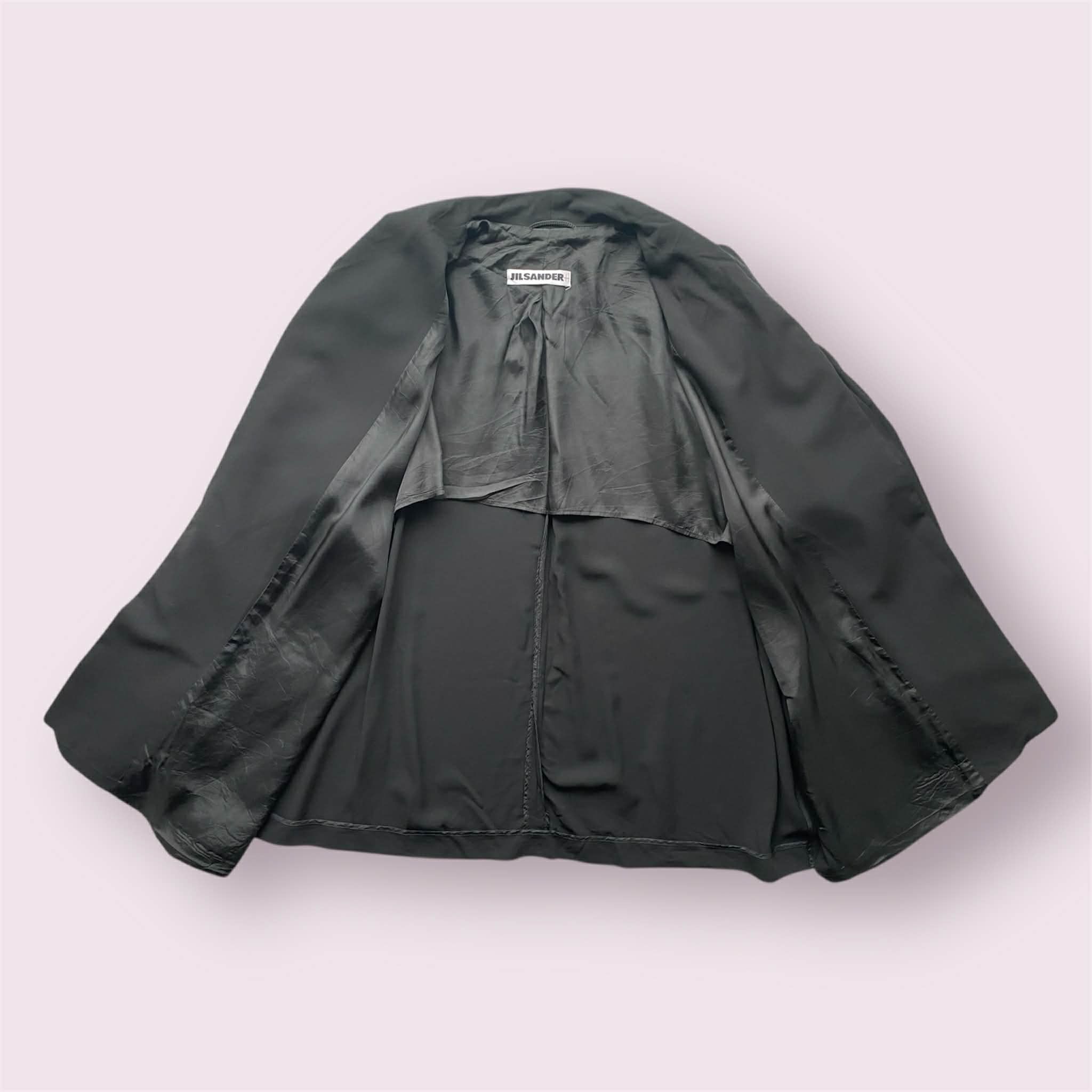 Jil Sander Vintage Jil Sander+ Women Wool And Silk Blazer Jacket Size XS / US 0-2 / IT 36-38 - 3 Thumbnail