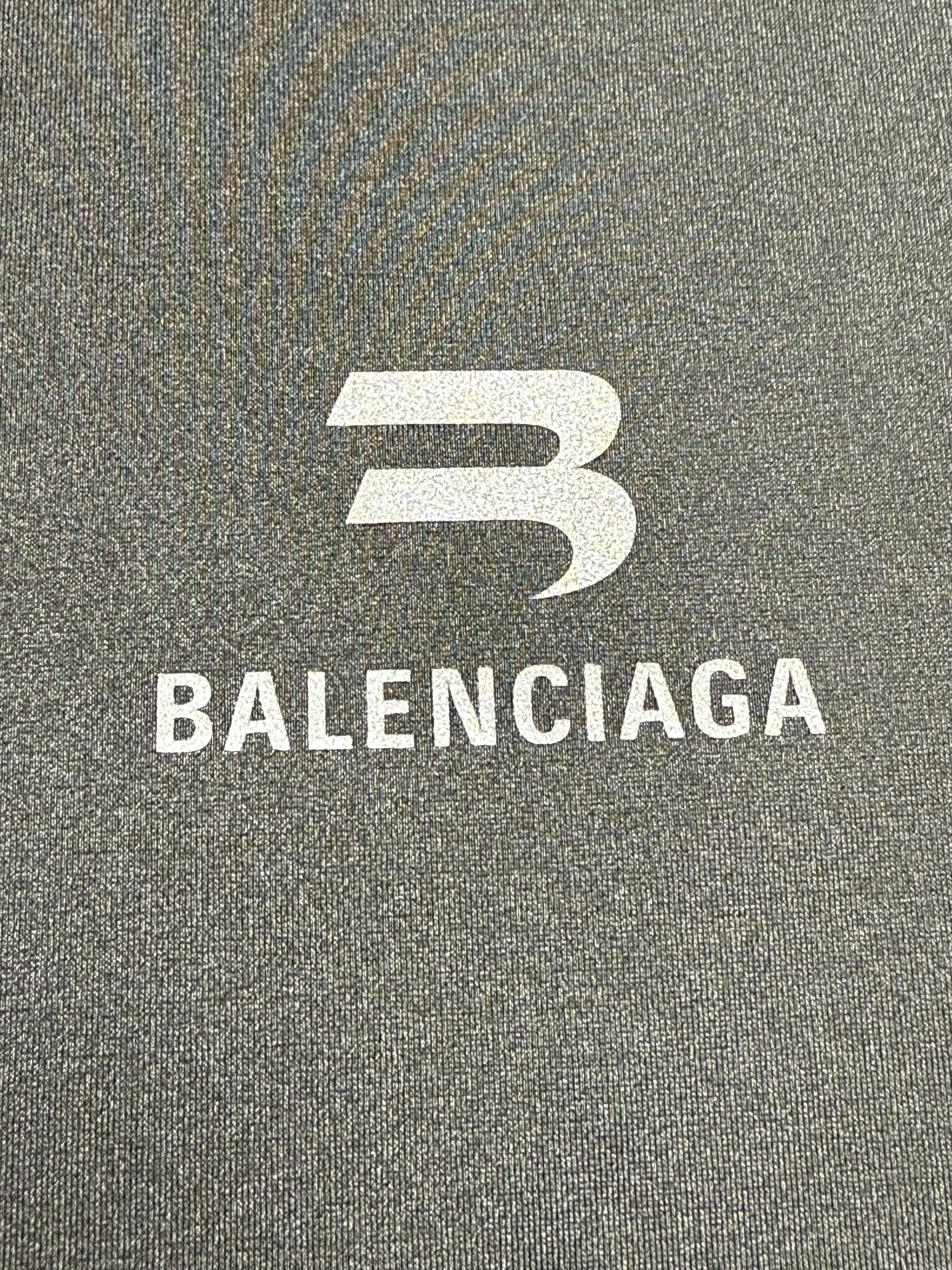 Balenciaga Balenciaga Shiny Spandex Tee Size US XS / EU 42 / 0 - 2 Thumbnail