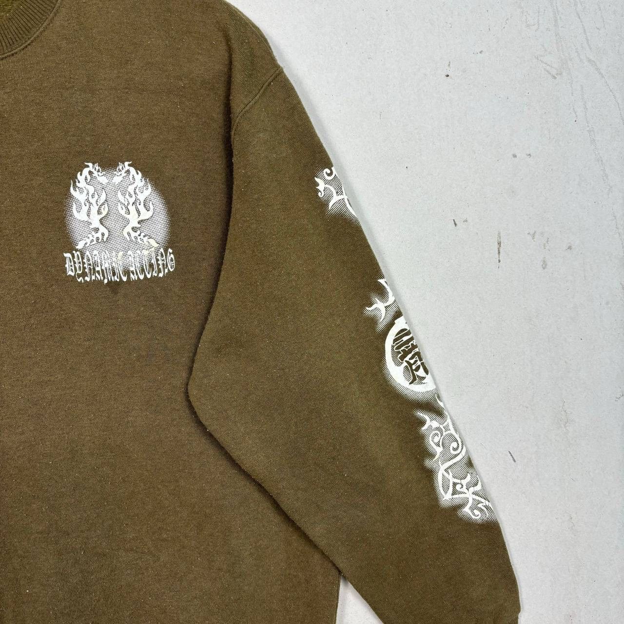Japanese Brand Staffa Japanese Brand Dragon Graphic Sweatshirt Green L Size US L / EU 52-54 / 3 - 6 Thumbnail