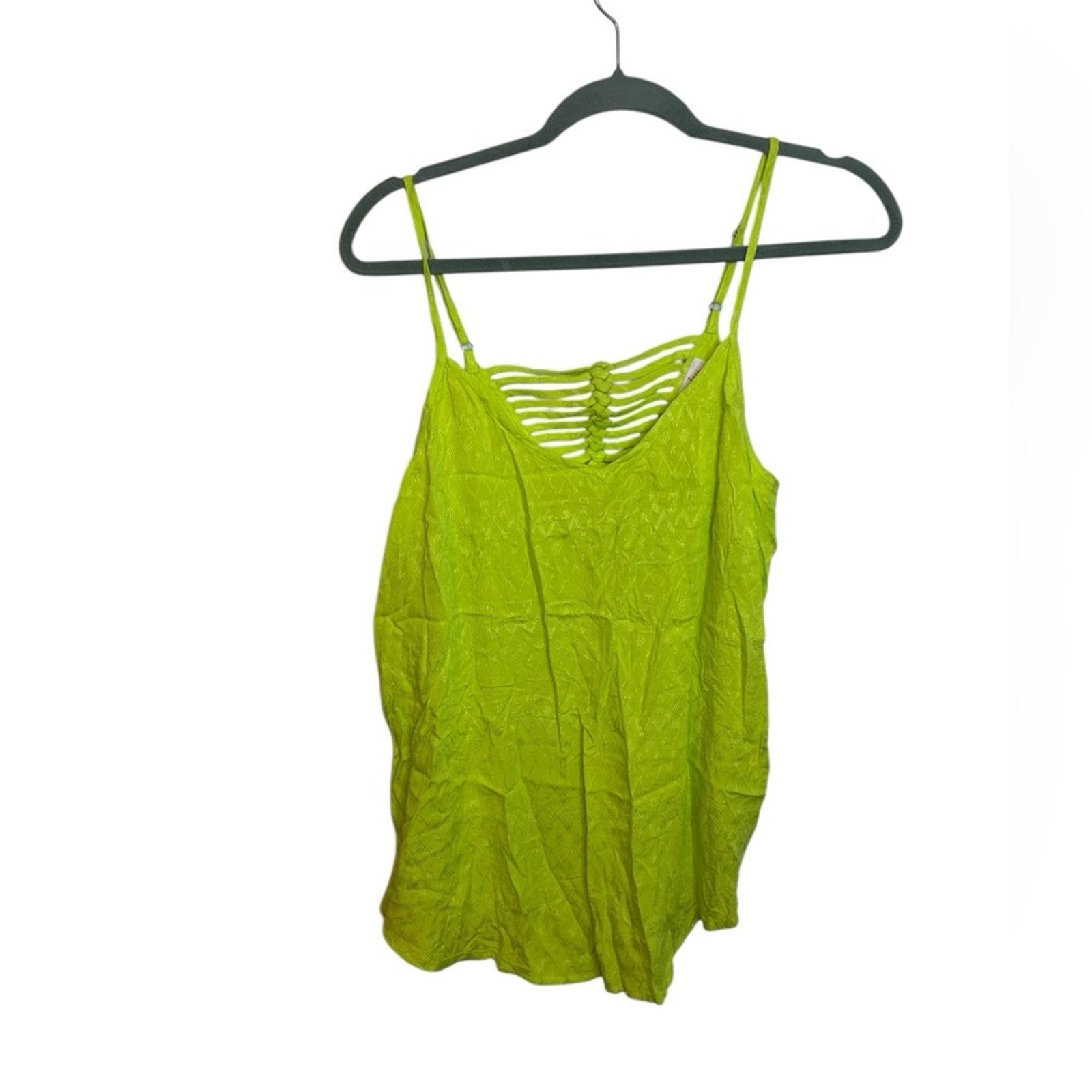 Other Nwt Stitchfix Pixley Lime Green Shanina Strappy Top Size M / US 6-8 / IT 42-44 - 1 Thumbnail