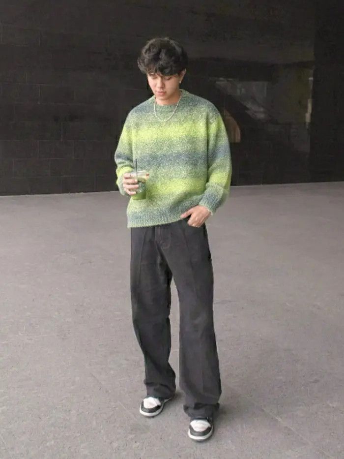 Other Horda Brand Maglione Verde Alta Qualità Made in Italy Size US L / EU 52-54 / 3 - 3 Thumbnail