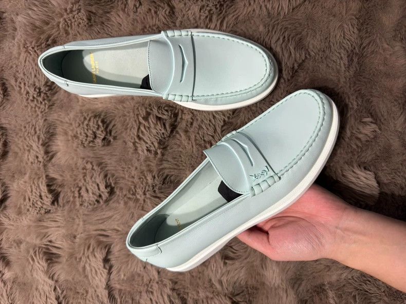 Saint Laurent Paris Saint Laurent Paris Loafers shoes Size US 8 / EU 41 - 9 Thumbnail