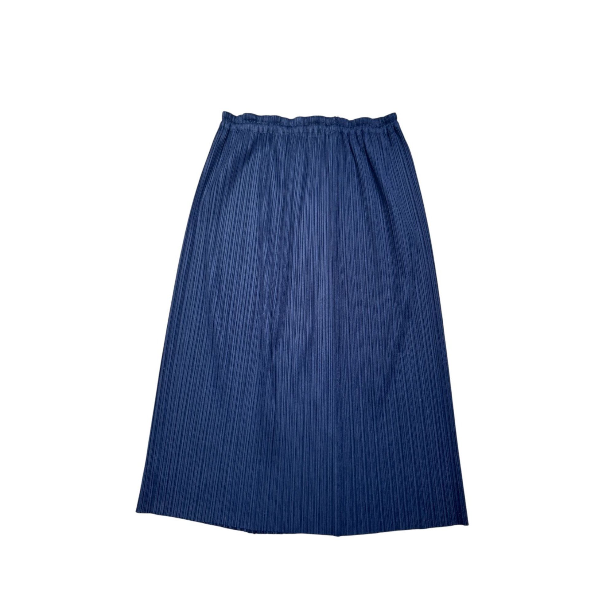 Issey Miyake Navy Pleats Please Skirt Size 30" / US 8 / IT 44 - 1 Thumbnail