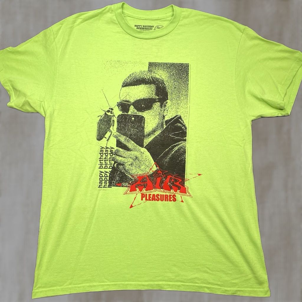 Vintage Love Pleasures Shirt L Men Green PBR Pabst Blue Ribbon Love Hour Birthday Yes Shirt Mens Green Size US L / EU 52-54 / 3 - 1 Thumbnail