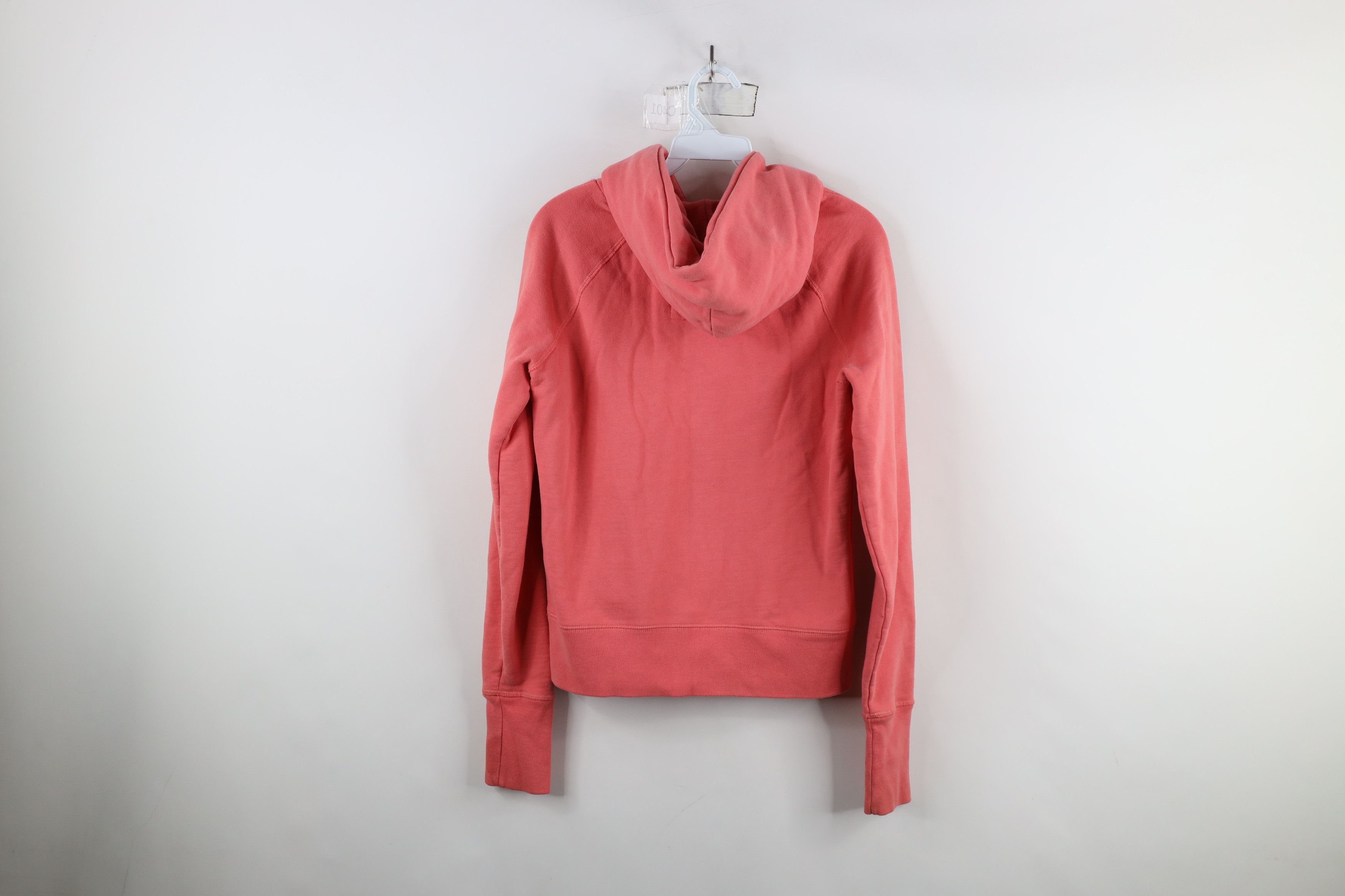 Abercrombie & Fitch × Vintage Vintage 90s Y2k Abercrombie Spell Script Cropped Hoodie Pink Size L / US 10 / IT 46 - 11 Thumbnail