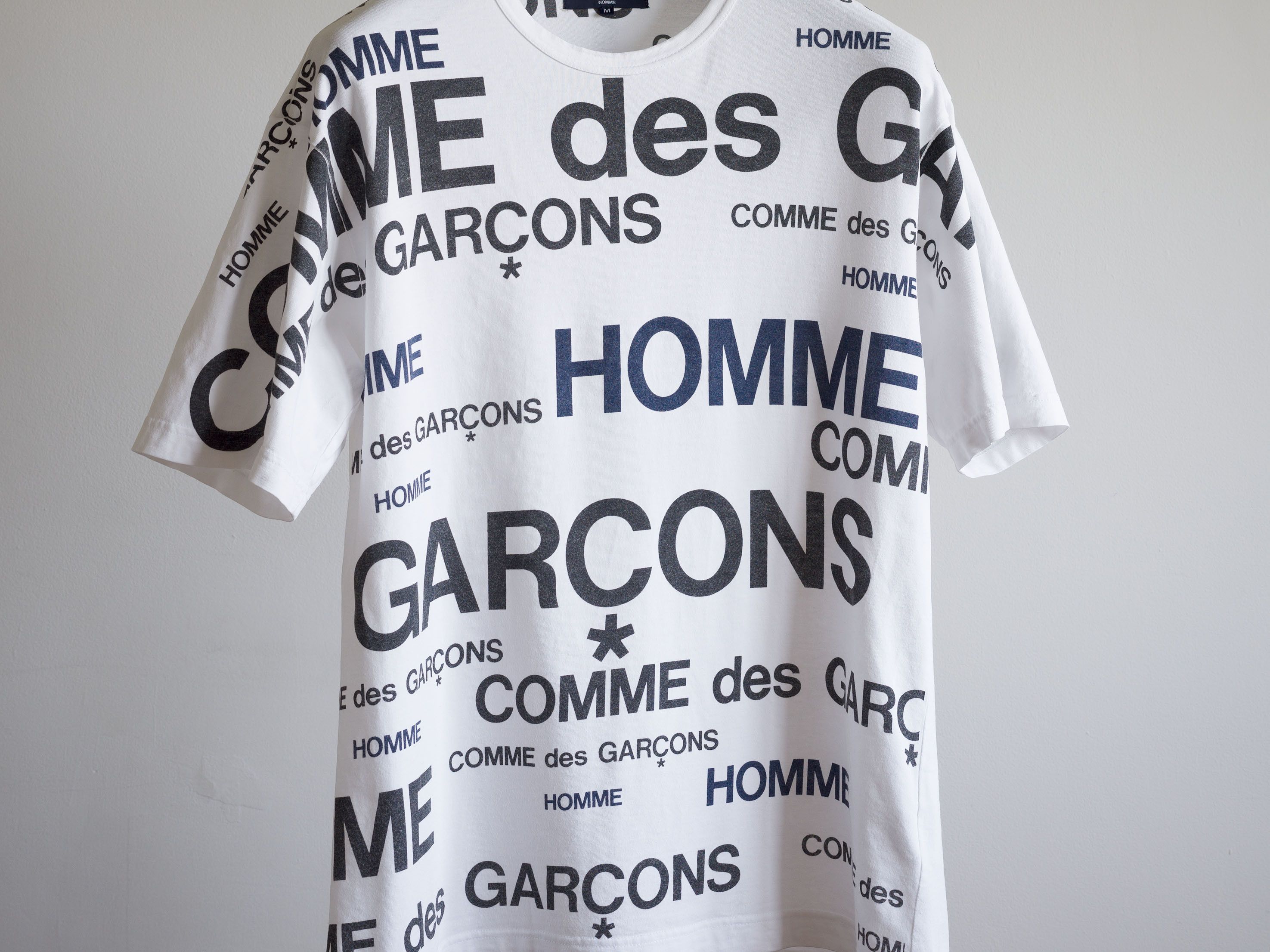 SS2007 COMME des GARÇONS HOMME LOGO PRINT T-SHIRT