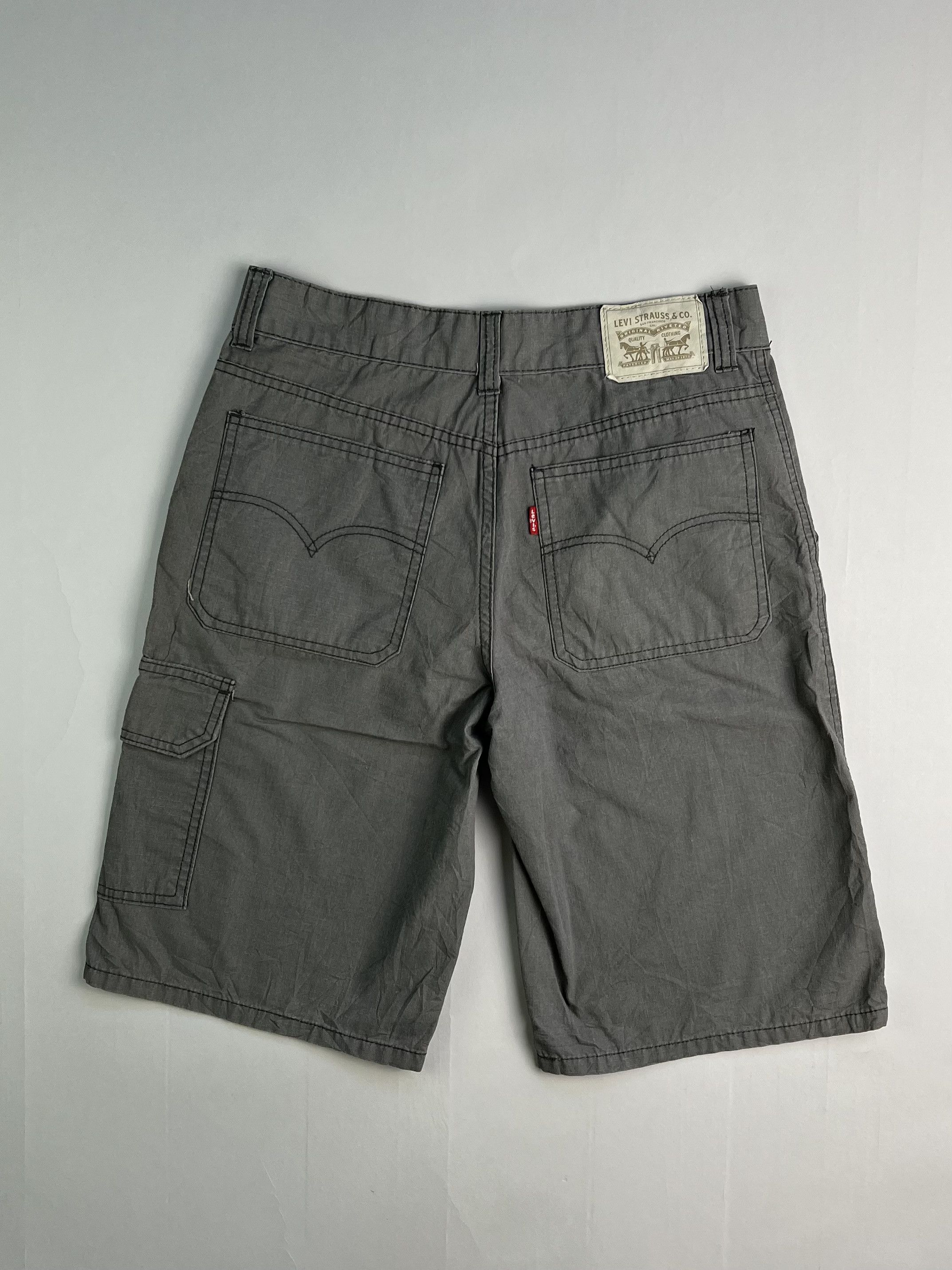 Levi's Levis Cargo Shorts Grey Size US 29 - 2 Thumbnail