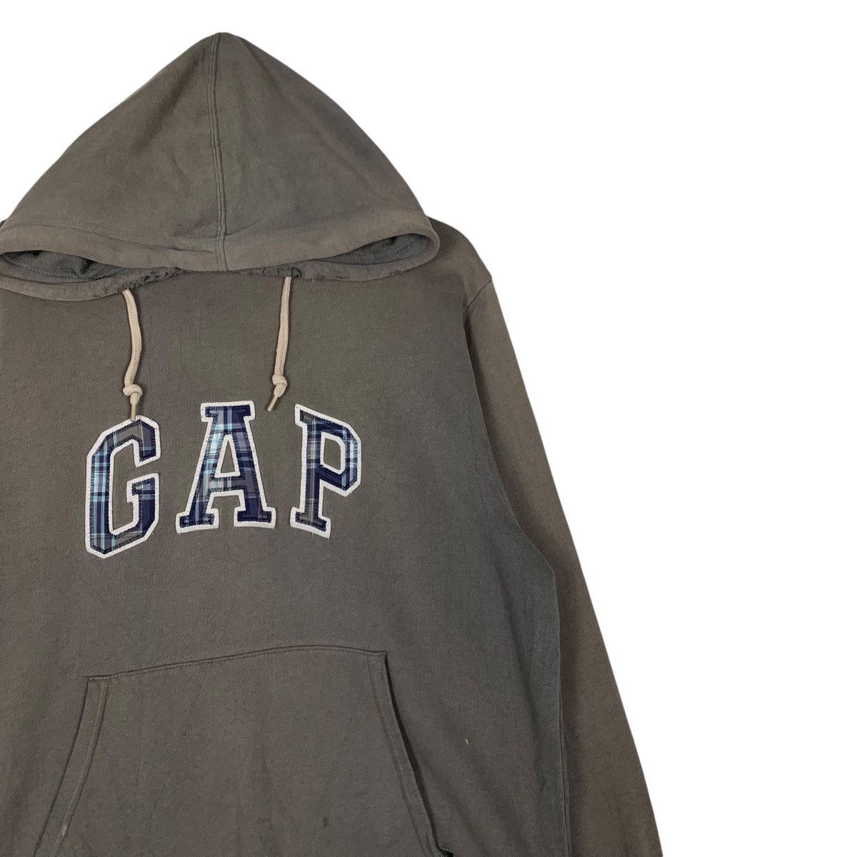 Gap GAP Checked Big Logo Pullover Hoodies Sweatshirt #1338-C60 Size US L / EU 52-54 / 3 - 5 Thumbnail