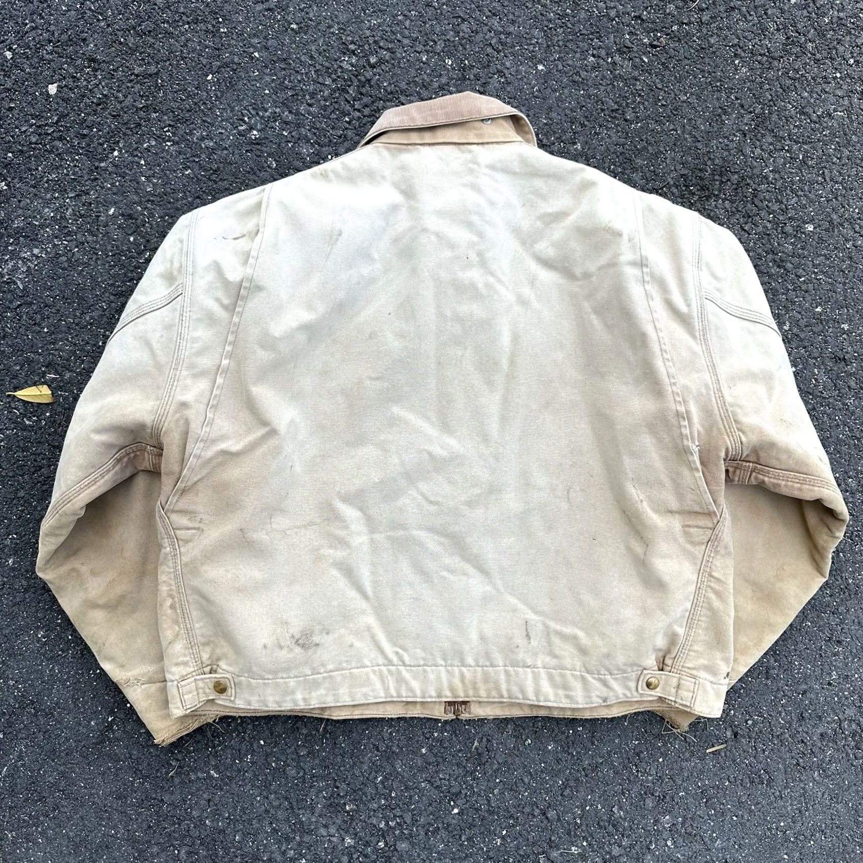 Carhartt VINTAGE Carhartt J01 Detroit Jacket BRN Canvas Zip Lined XL USA Mens Size US XL / EU 56 / 4 - 5 Thumbnail