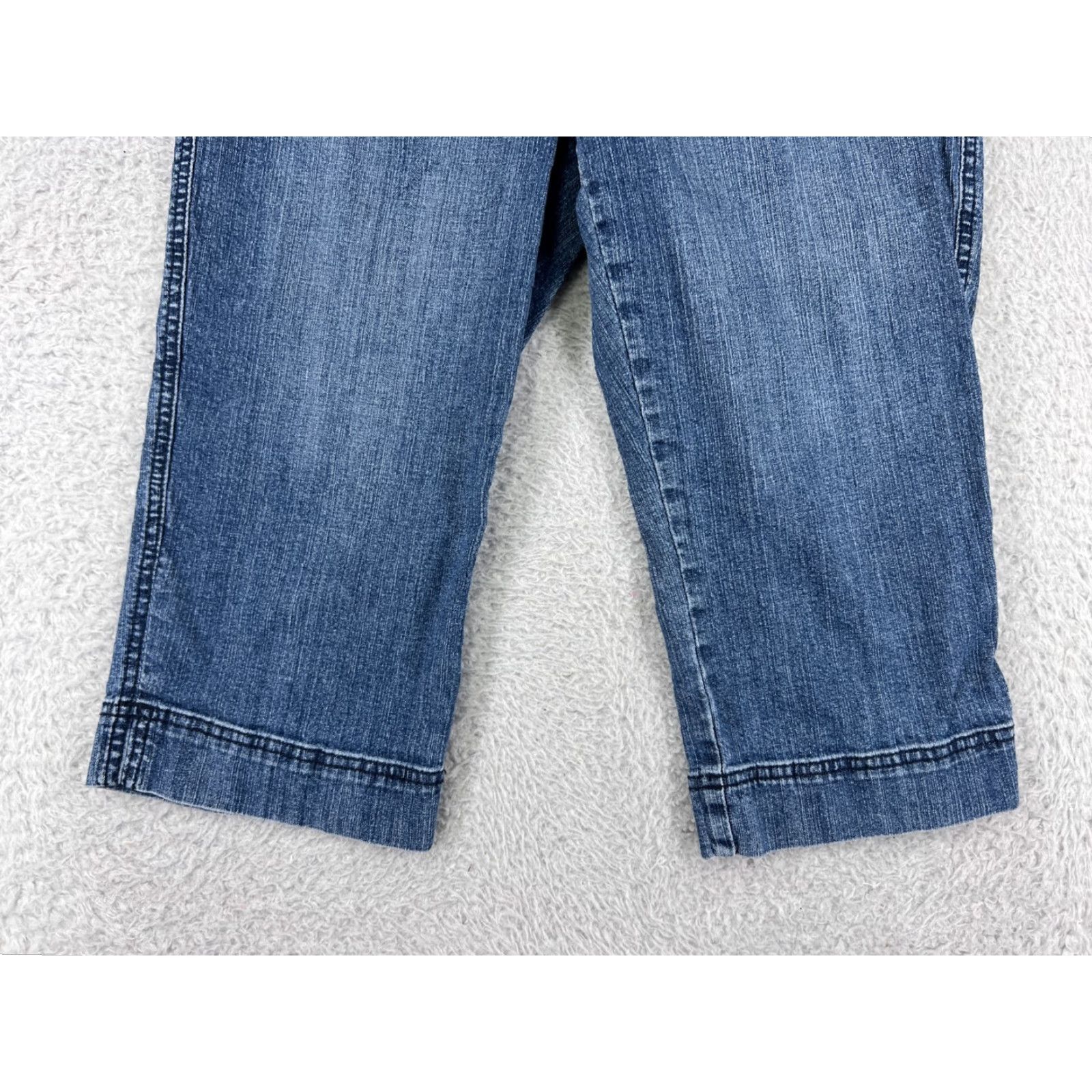 Gloria Vanderbilt Gloria Vanderbilt Women's Capris 6 Blue Denim Cotton Stretch Classic Retro 2010s Girls Size 28" / US 6 / IT 42 - 5 Thumbnail