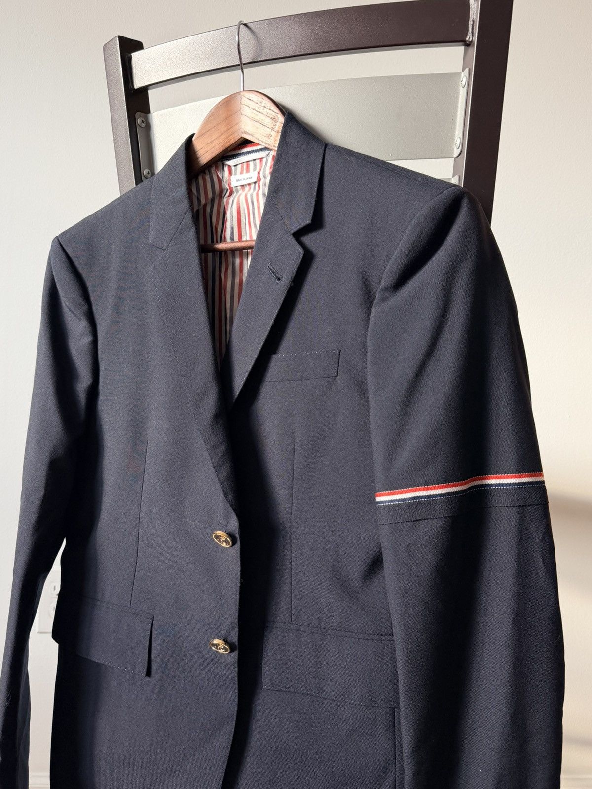 Thom Browne Thom Browne High Armhole Sport Coat Blazer Size 38R - 2 Thumbnail