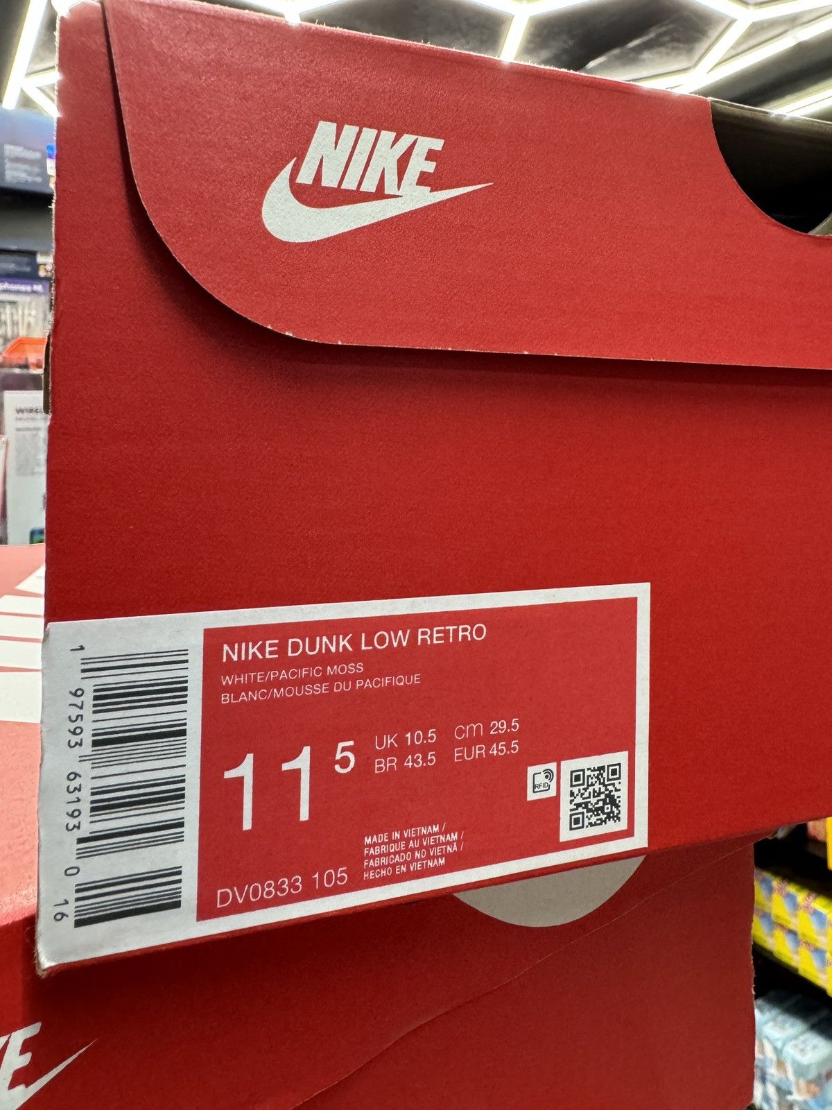 Nike Nike dunk low Pacific moss Size US 11.5 / EU 44-45 - 8 Thumbnail