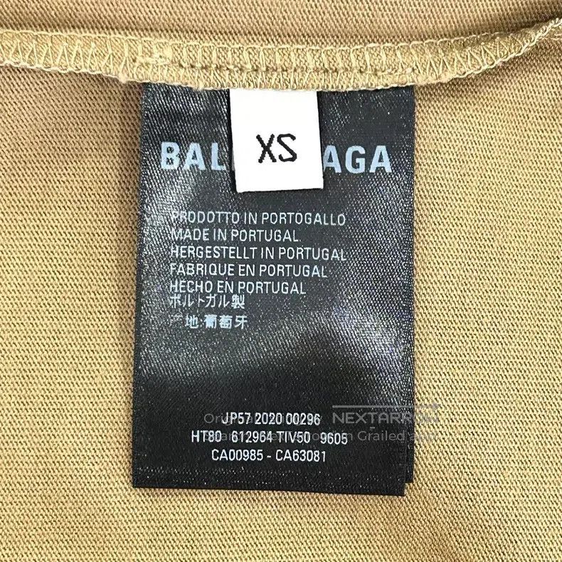Balenciaga Balenciaga Deep Camel Short Sleeve T-Shirt Size US XS / EU 42 / 0 - 4 Thumbnail
