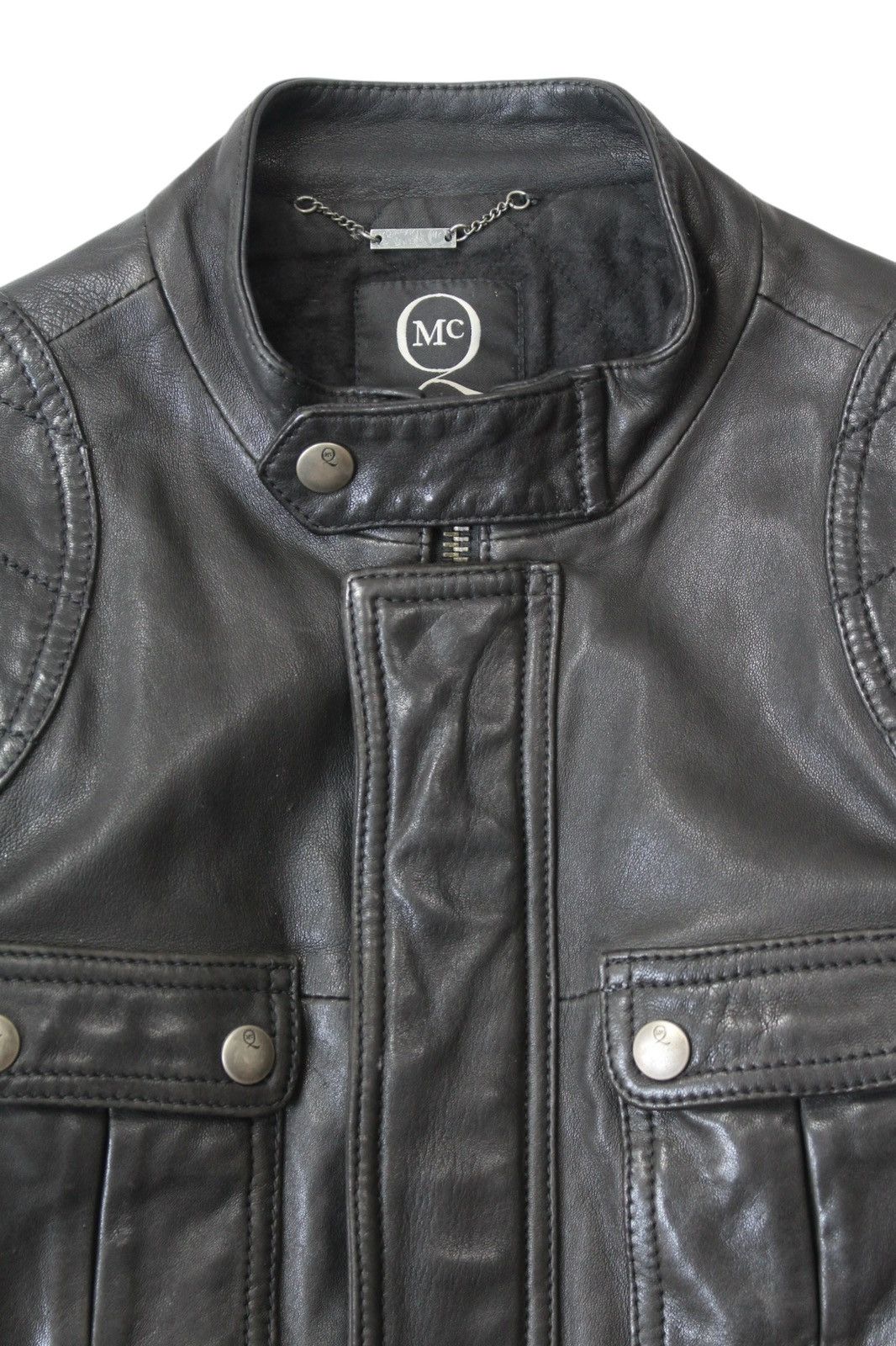 Alexander McQueen 2012 ALEXANDER MCQUEEN LAMBSKINS LEATHER BIKER JACKET Size US S / EU 44-46 / 1 - 2 Thumbnail