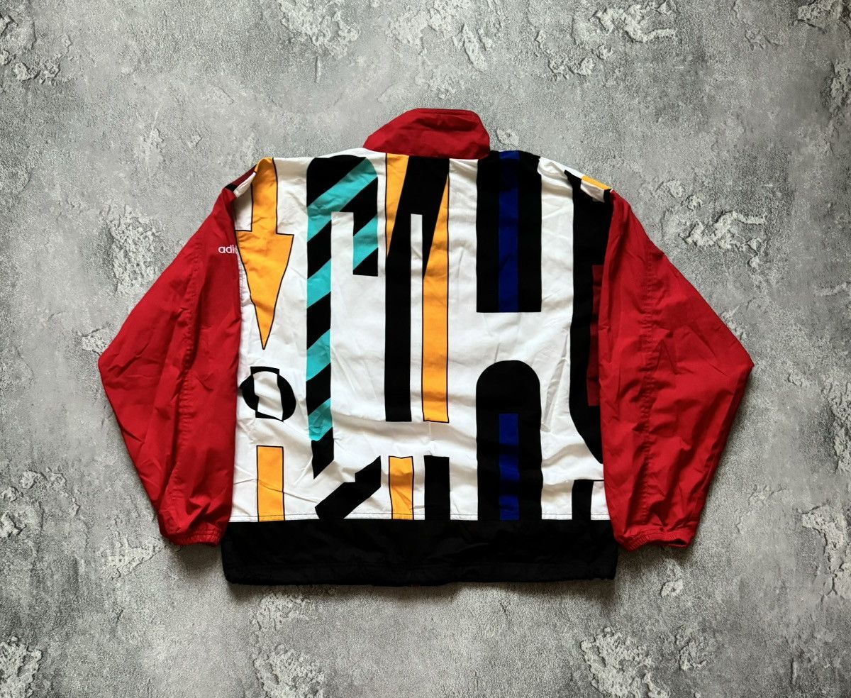 Adidas × Vintage Adidas M all printed multicolour zip bomber olympic jacket Size US M / EU 48-50 / 2 - 18 Thumbnail
