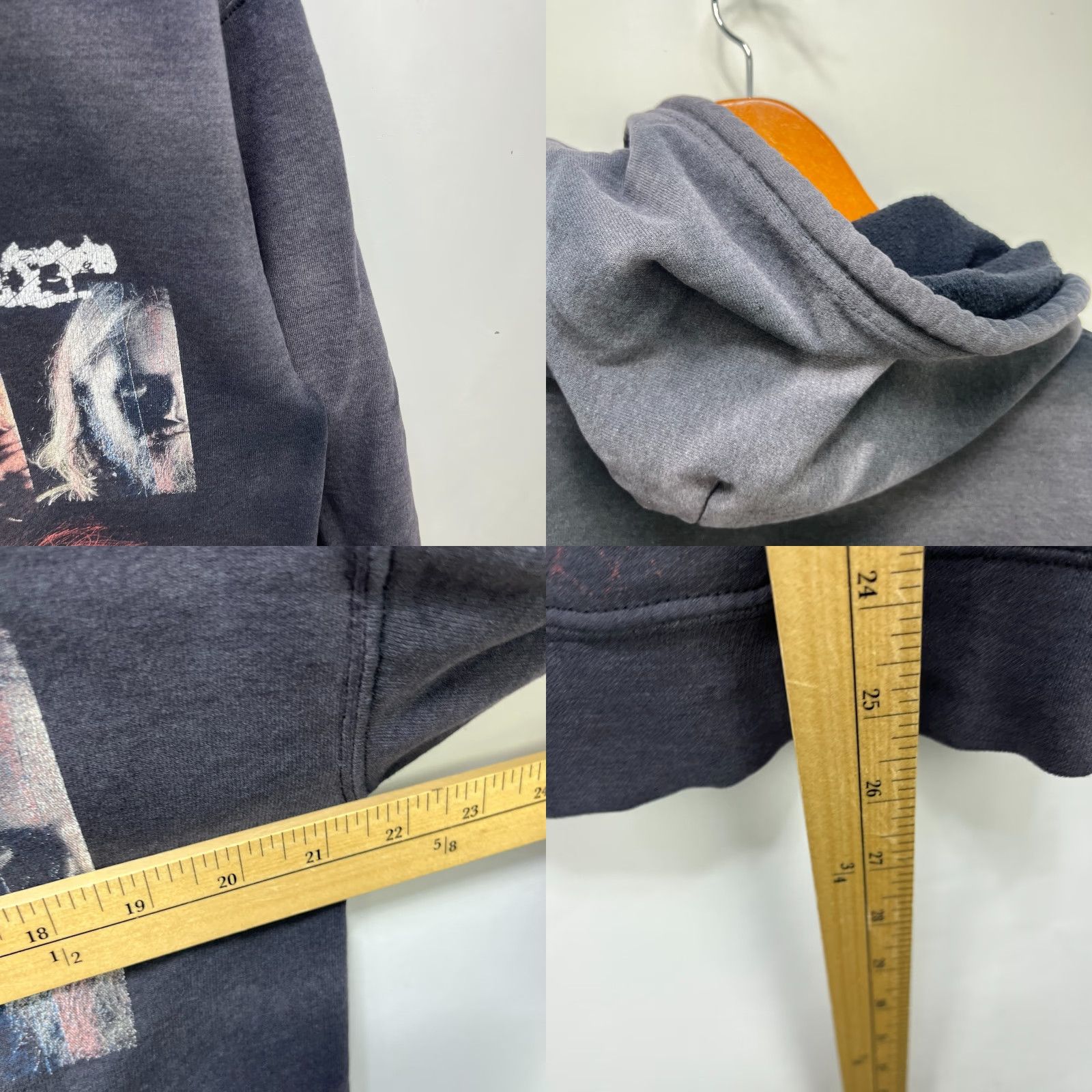 Gildan VINTAGE Darkest Hour Band Hoodie Medium Mens Black Full Zip Emo Y2K Hardcore Sun Faded Gildan Size US M / EU 48-50 / 2 - 8 Thumbnail