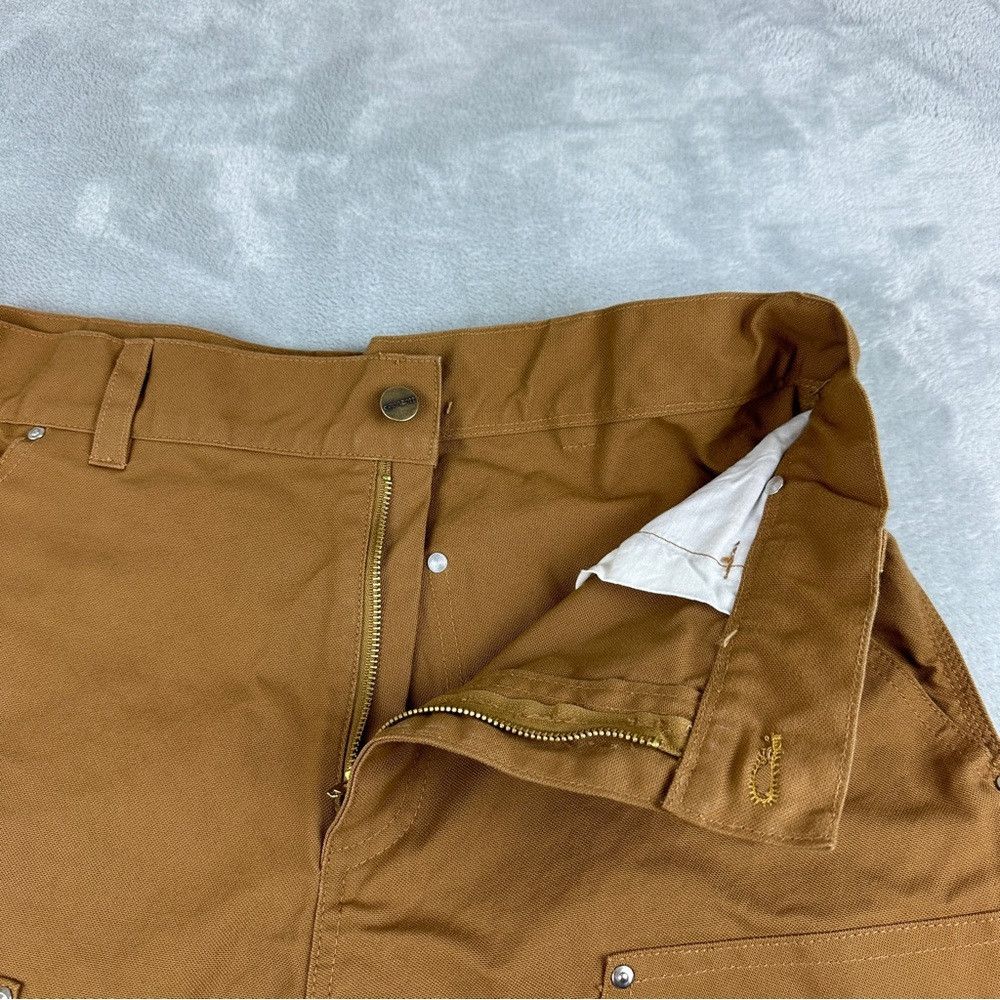 Carhartt Carhartt Rework Double Knee Tan Shorts Men's Size 34 W REFE Size US 34 / EU 50 - 4 Thumbnail