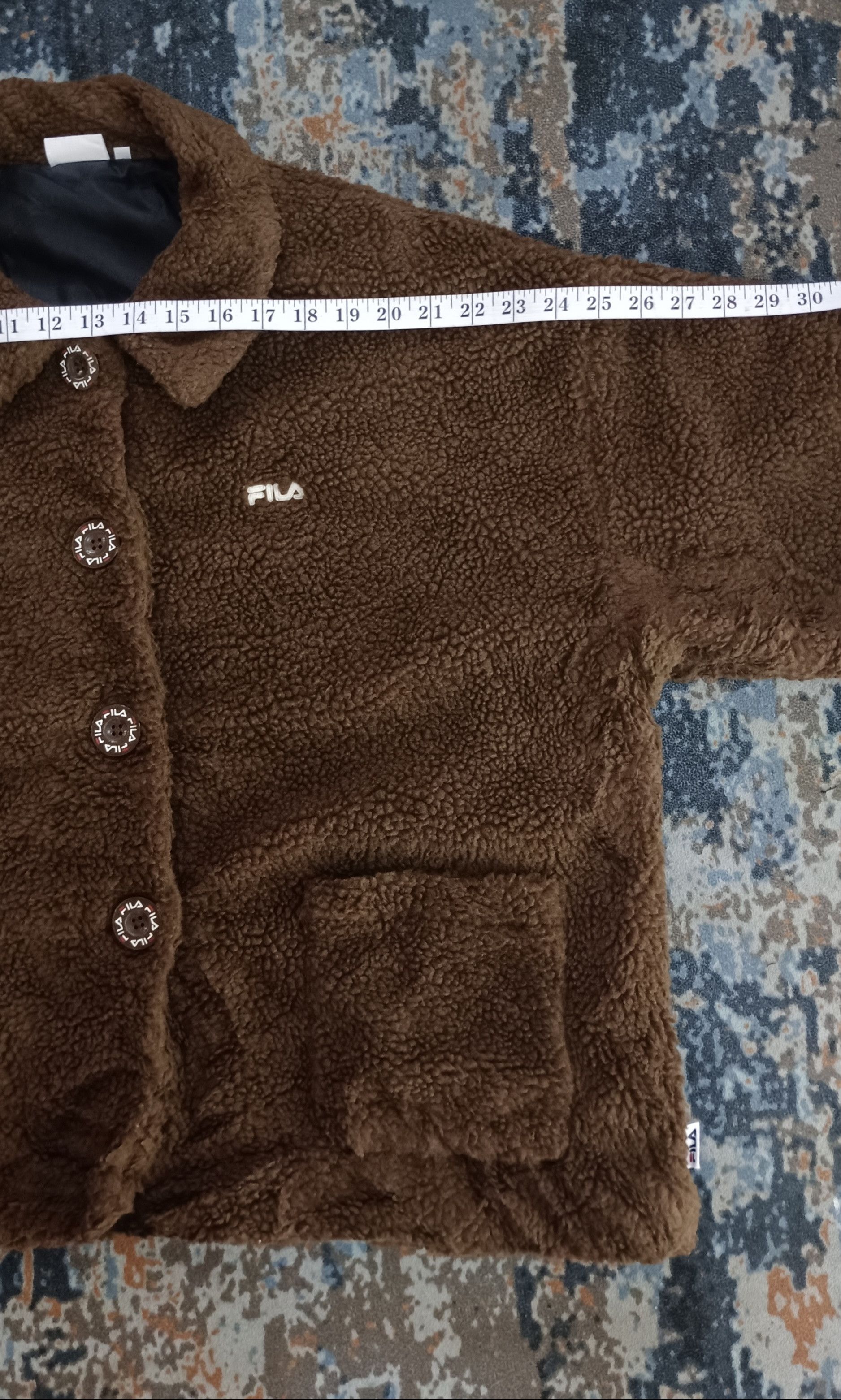 Fila Fila Sherpa Button Up Spell Out Size XL / US 12-14 / IT 48-50 - 19 Thumbnail