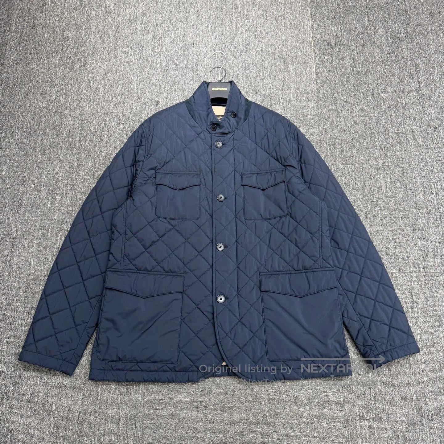 Loro Piana LORO PIANA size3xl STORM SYSTEM Rhombic Nylon Cotton Coat| Size US XXL / EU 58 / 5 - 1 Thumbnail