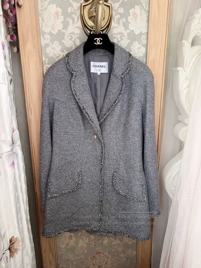 Chanel Chanel Silver-plated jacket Size S / US 4 / IT 40 - 1 Thumbnail