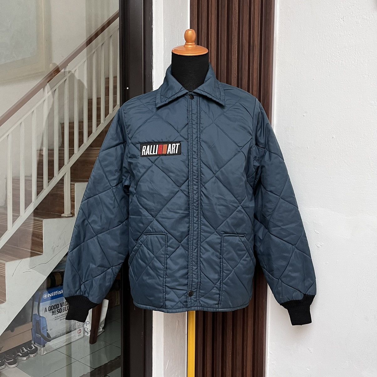 Vintage Vintage 70s Racing Jacket With Patches Ralliart Mitsubishi Size US M / EU 48-50 / 2 - 1 Thumbnail