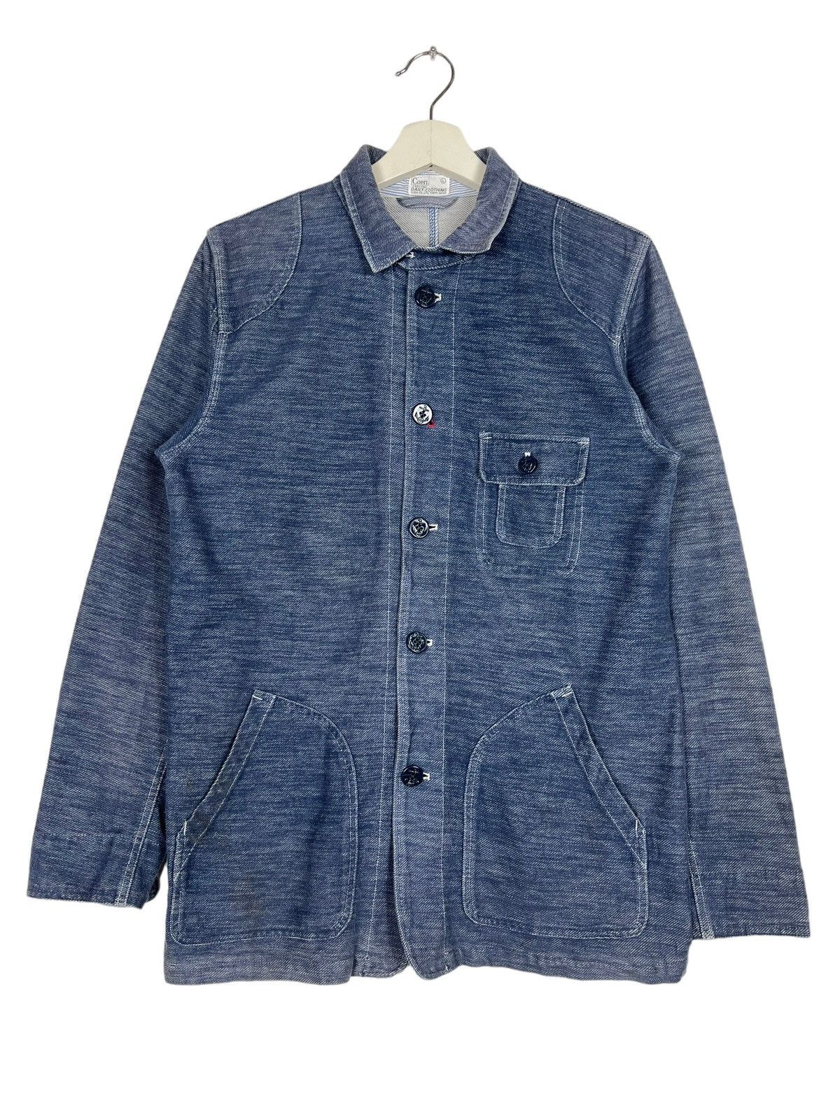 Indigo 🔥 COEN INDIGO NAVY DECK JACKET Size US S / EU 44-46 / 1 - 3 Thumbnail