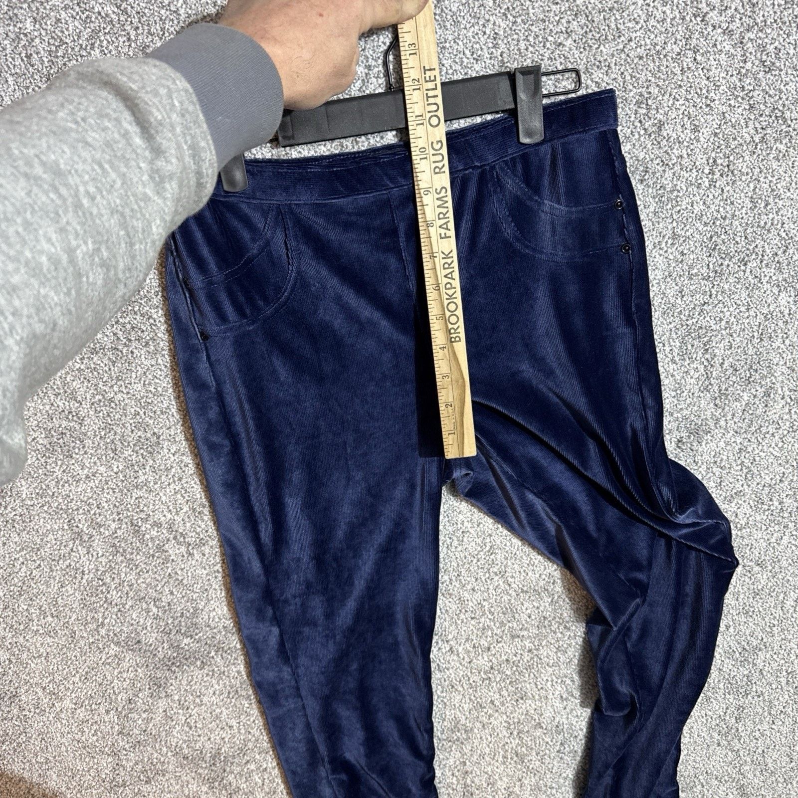 Other Y2K Glam Velour Pants M Chic Retro 70s 90s Luxe Whimsigoth Size 28" / US 6 / IT 42 - 5 Thumbnail