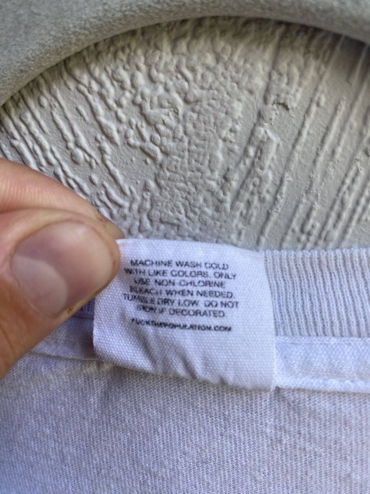 Fuck The Population × G59 Records Don't Ask Me 4 Shit White T-Shirt Size US L / EU 52-54 / 3 - 5 Thumbnail
