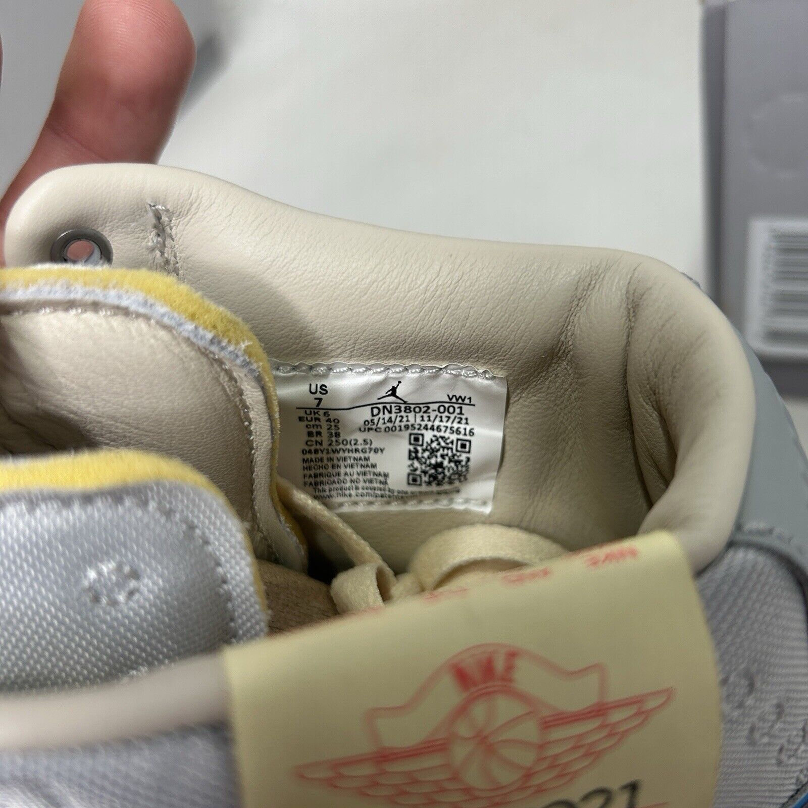 Jordan Brand Nike Air Jordan 2 SP x Union “Grey Fog” 2024 Size US 8.5 / IT 38.5 - 6 Thumbnail