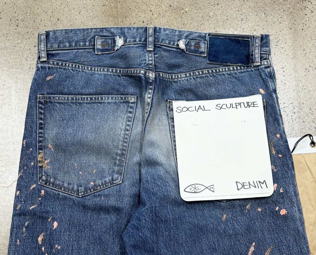 Visvim Visvim 24aw Social Sculpture 01 Wide D41 Damaged 41 01.3D41 Size US 34 / EU 50 - 9 Thumbnail