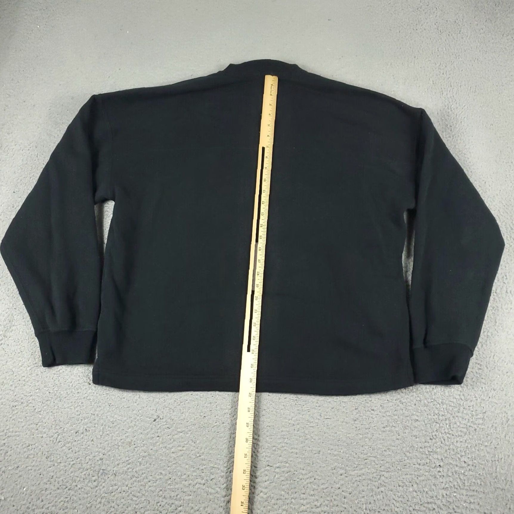 Abercrombie & Fitch Abercrombie & Fitch Sweater Mens Medium Black Long Sleeve Pullover Crew Neck Cotton Blend Size US M / EU 48-50 / 2 - 5 Thumbnail