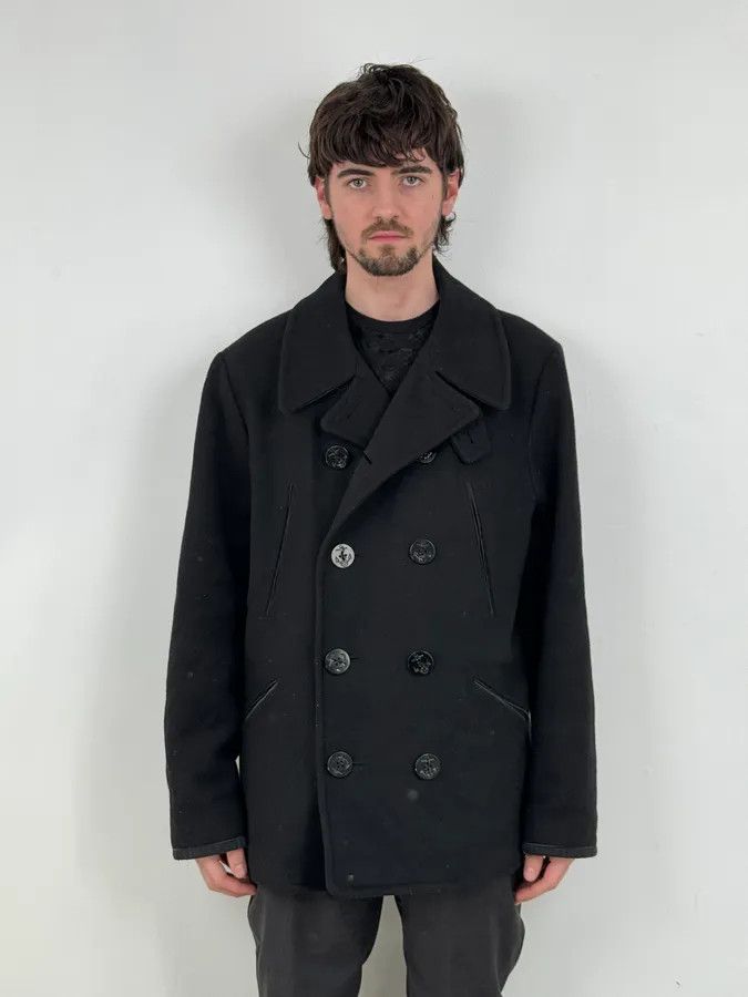 Polo Ralph Lauren Ralph Lauren Black Wool Caban Jacket Size US L / EU 52-54 / 3 - 2 Thumbnail