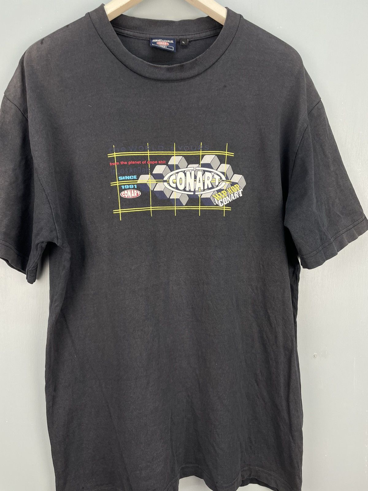 Vintage Vintage Conart clothing inc Hip Hop t shirt Size US L / EU 52-54 / 3 - 3 Thumbnail