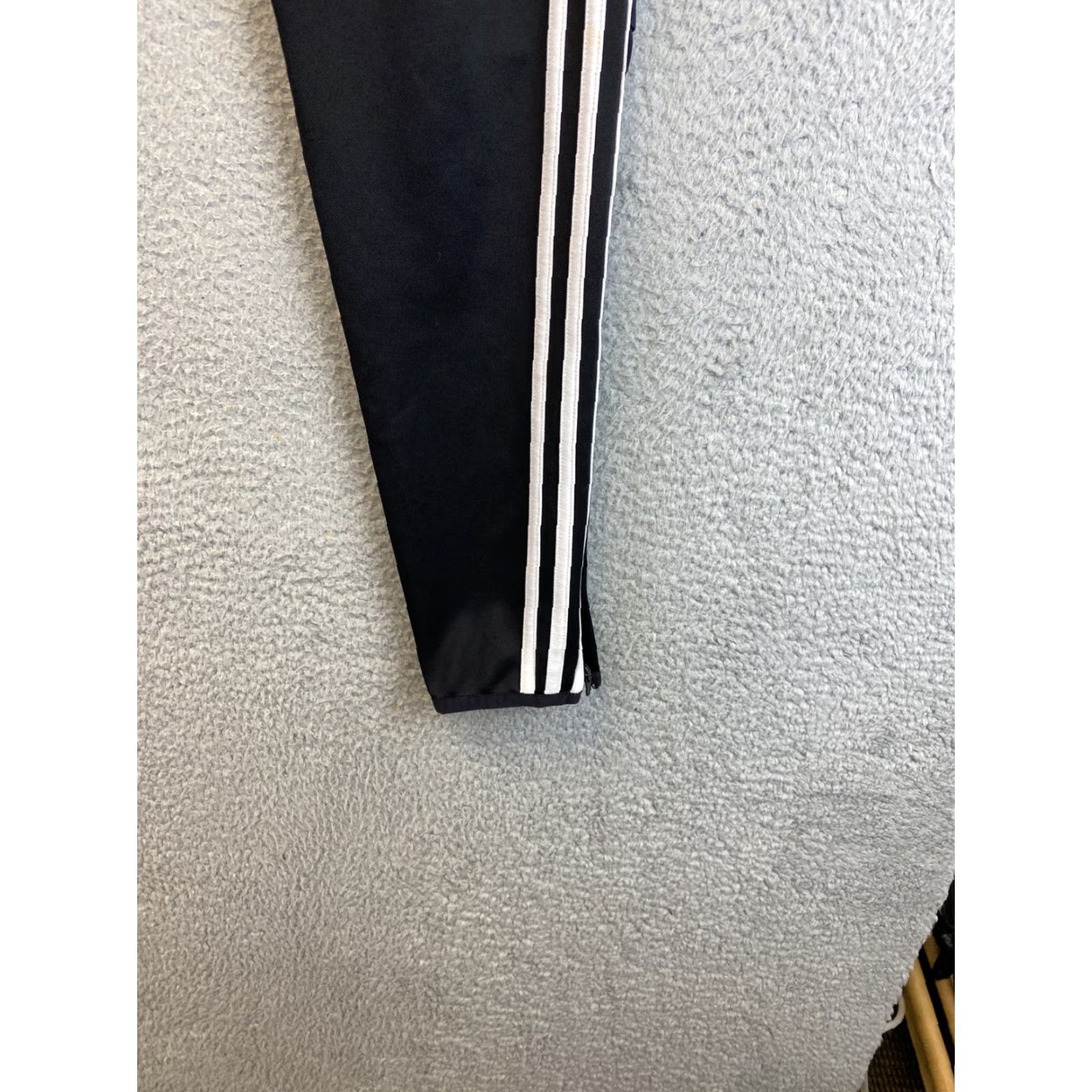 Adidas Adidas Pants S Adult Black Joggers Track Ankle Zip Pockets Logo Men /92-38 Size 28" / US 6 / IT 42 - 5 Thumbnail