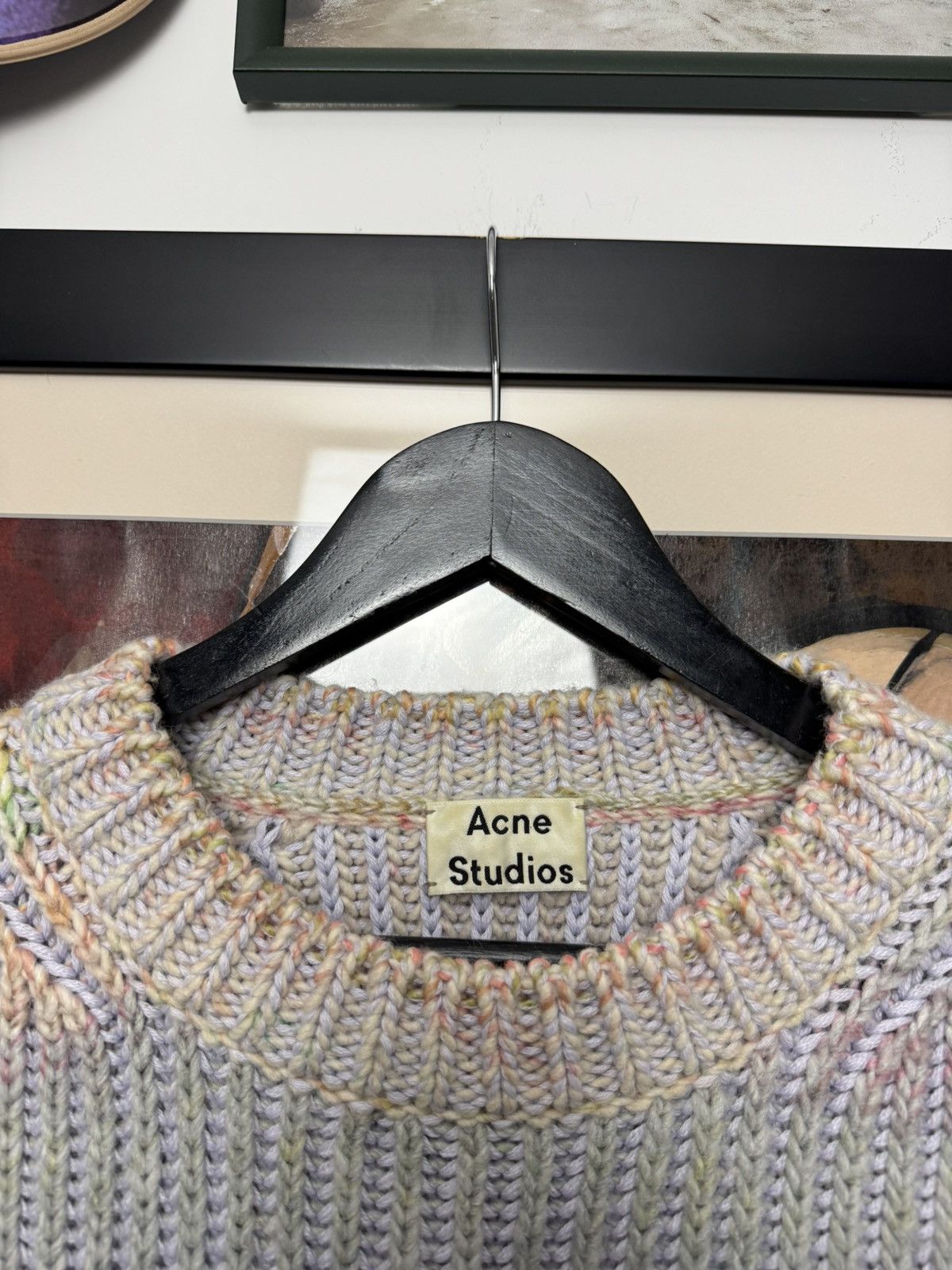 Acne Studios Acne Studios Zora Multicolour Knit Sweater Boxy Oversize Size US M / EU 48-50 / 2 - 3 Thumbnail
