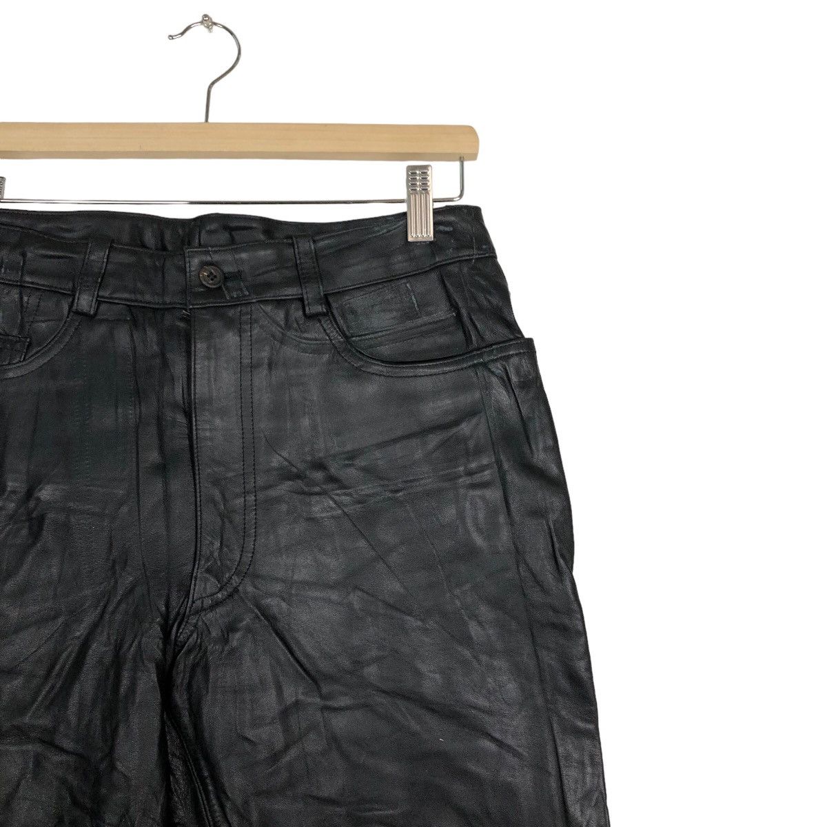 パンツ Paul Smith Jeans Vintage Leather Pants L 🔥90's Rare Vintage Genuine Leather Pants Paul Smith Japan